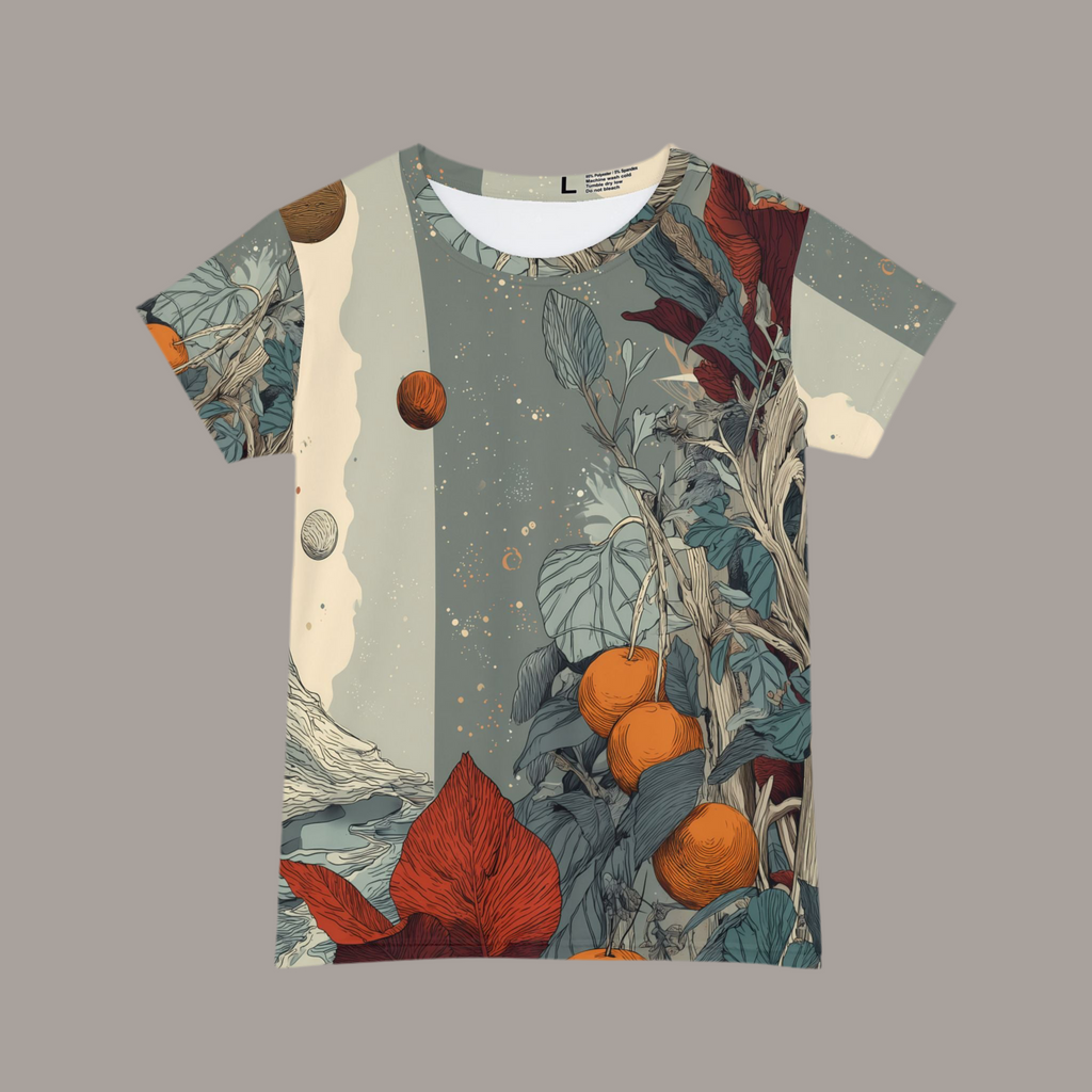Maison Verne Damen Shirt "Stellar Harvest" - Cosmic Botanicals No. 51