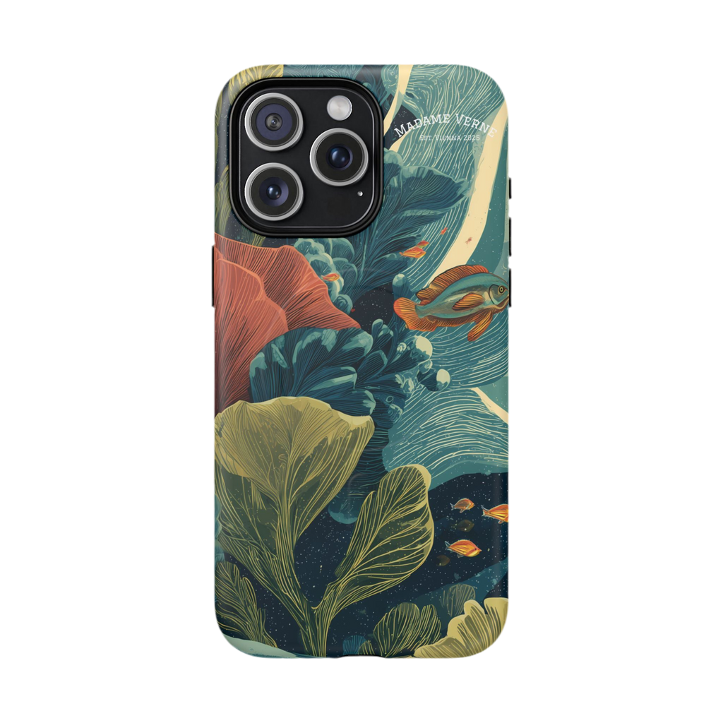 Maison Verne MagSafe iPhone-Schutzhülle "Celestial Reef" - Cosmic Botanicals No. 66