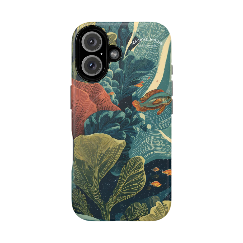 Maison Verne MagSafe iPhone-Schutzhülle "Celestial Reef" - Cosmic Botanicals No. 66