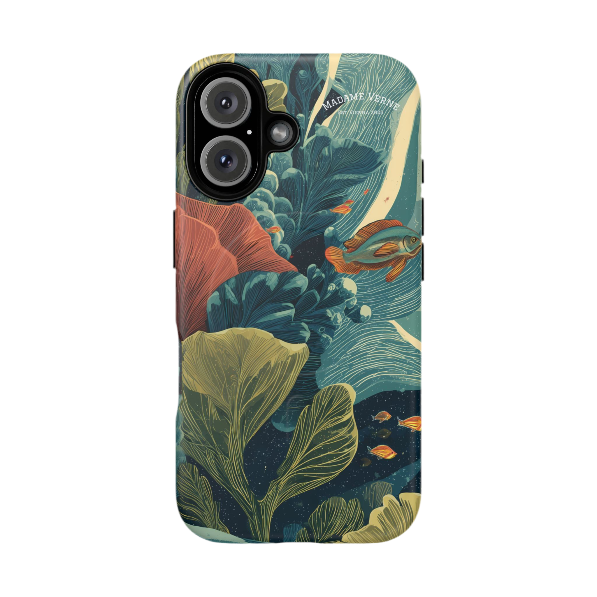 Maison Verne MagSafe iPhone-Schutzhülle "Celestial Reef" - Cosmic Botanicals No. 66