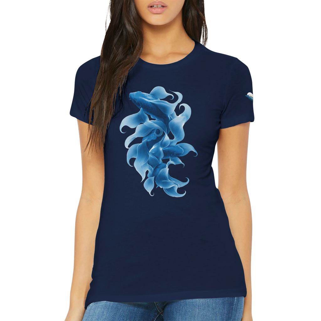 Women's T-shirt "Tidal Spirit" - Opal Depths No. 21 (EU)