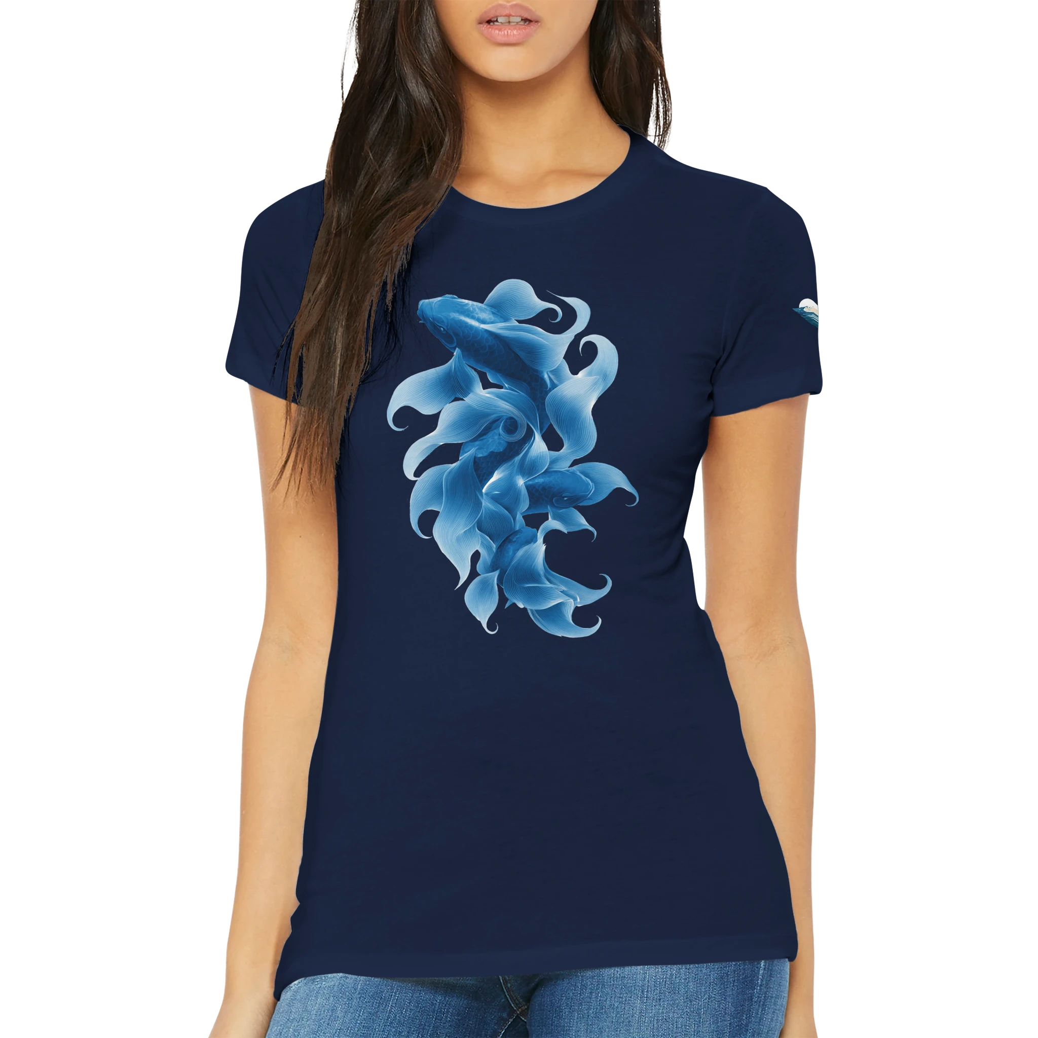 Women's T-shirt "Tidal Spirit" - Opal Depths No. 21 (EU)