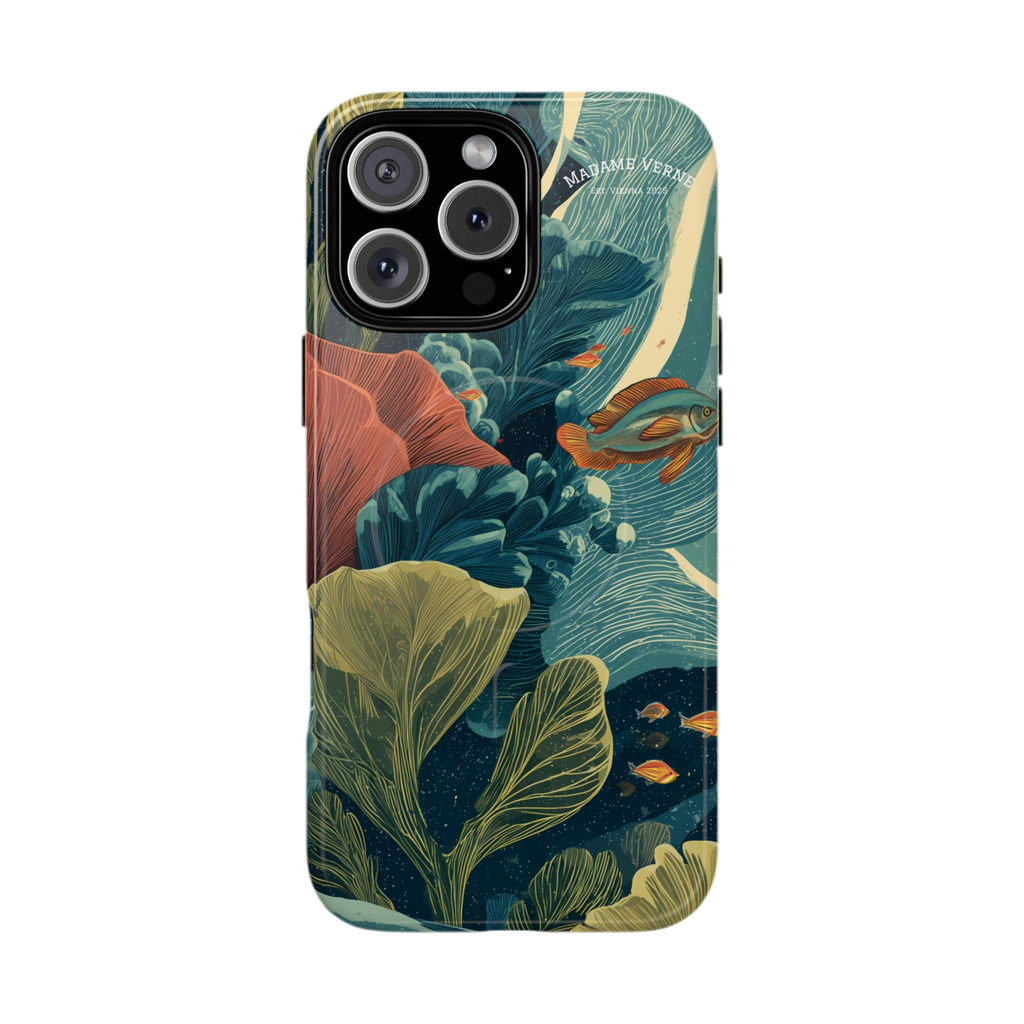 Maison Verne MagSafe iPhone-Schutzhülle "Celestial Reef" - Cosmic Botanicals No. 66
