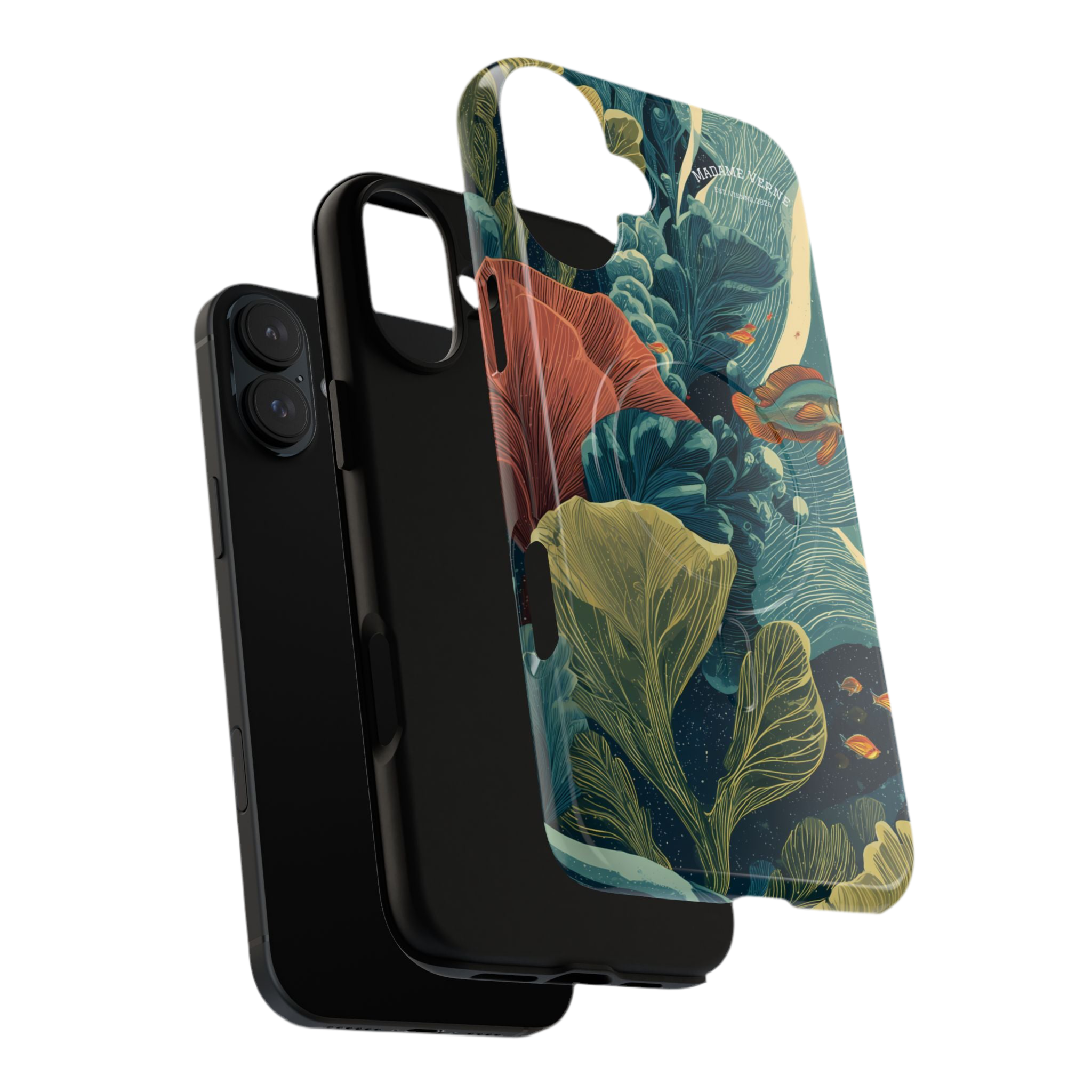 Maison Verne MagSafe iPhone-Schutzhülle "Celestial Reef" - Cosmic Botanicals No. 66