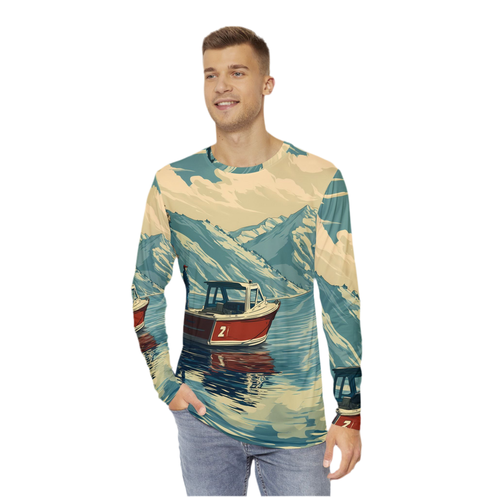 Maison Verne Männer Long Sleeve Shirt - Below & Beyond No. 03