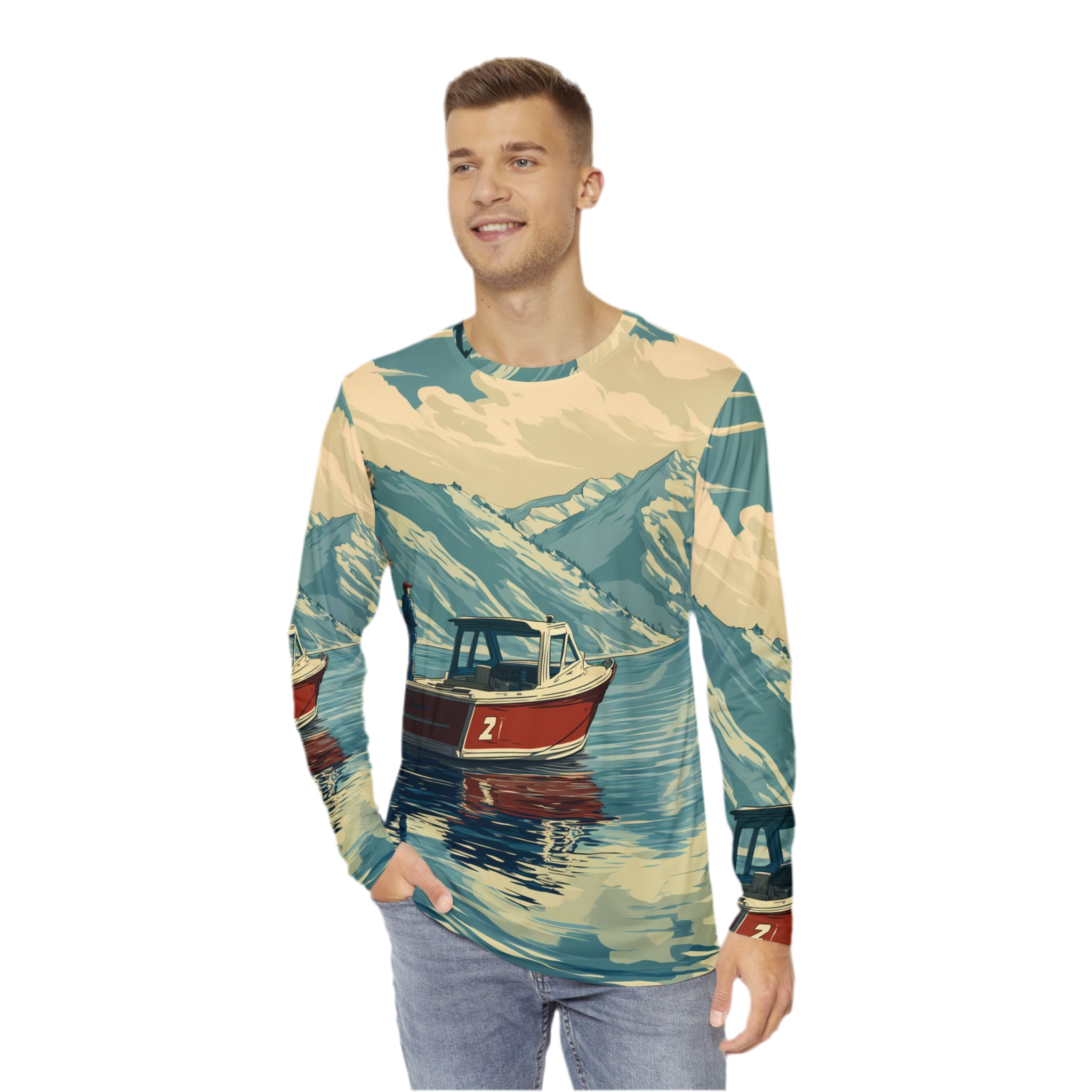 Maison Verne Männer Long Sleeve Shirt - Below & Beyond No. 03