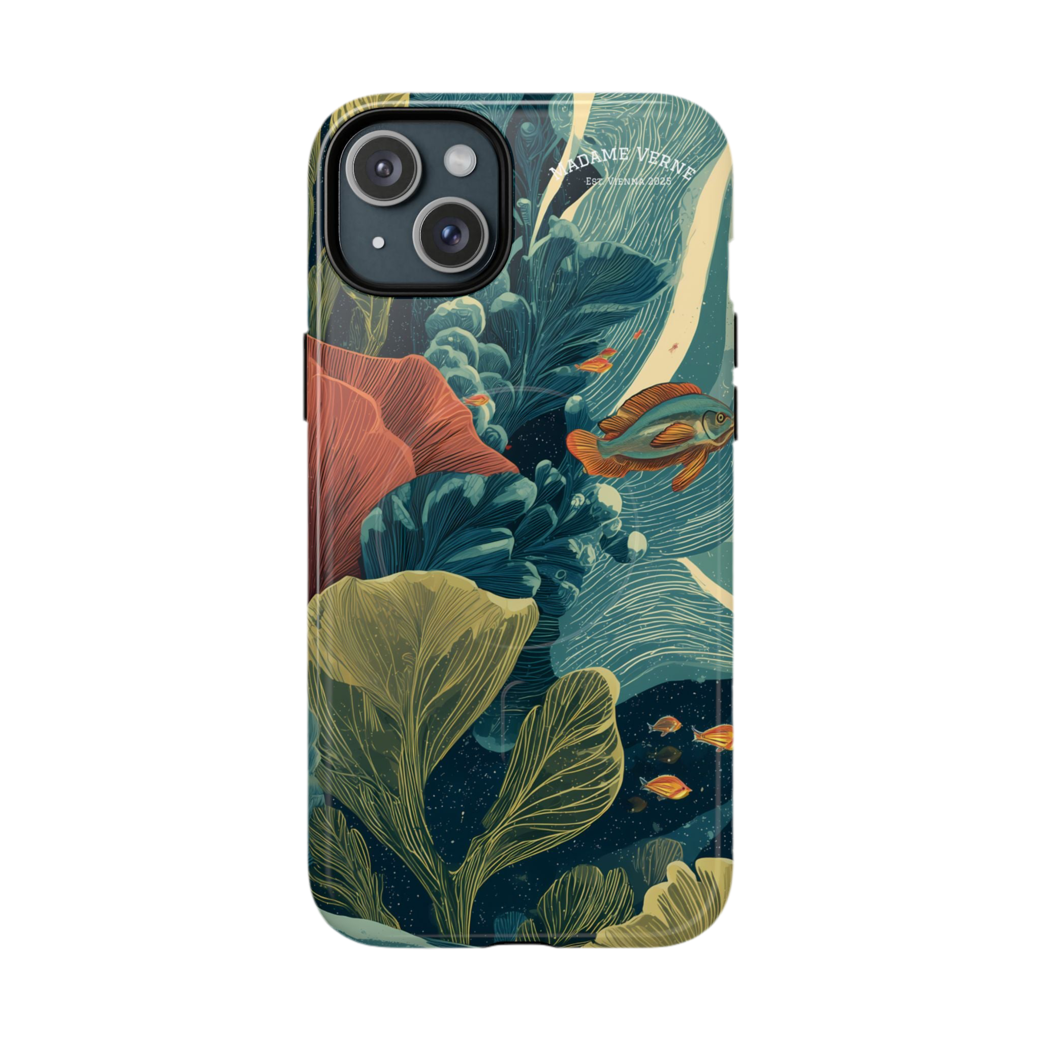 MagSafe iPhone Case "Celestial Reef" - Cosmic Botanicals No. 66