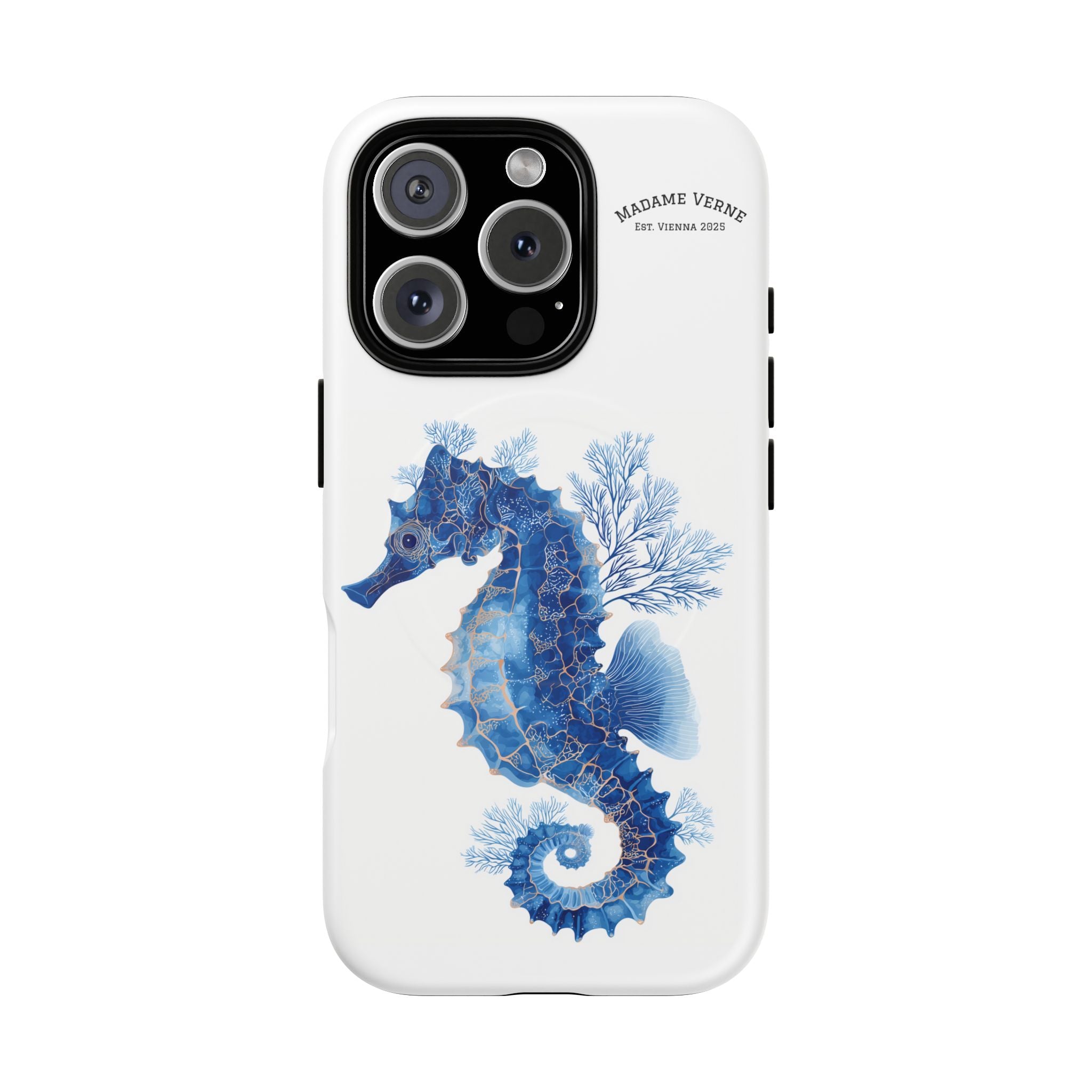 MagSafe iPhone Case "Azure Sentinel" - Opal Depths No. 32