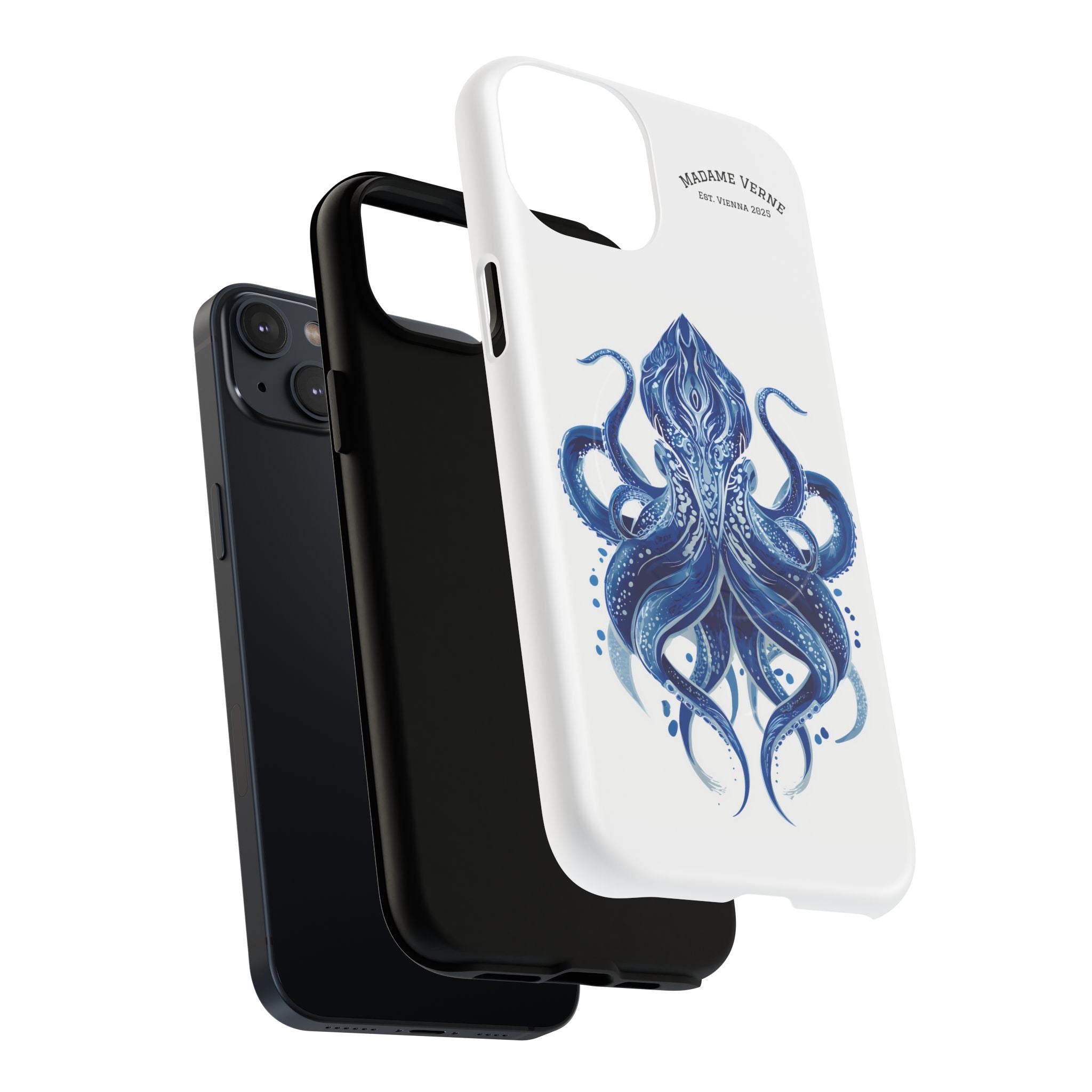 MagSafe iPhone Case "Deep Blue Bloom" - Opal Depths No. 32