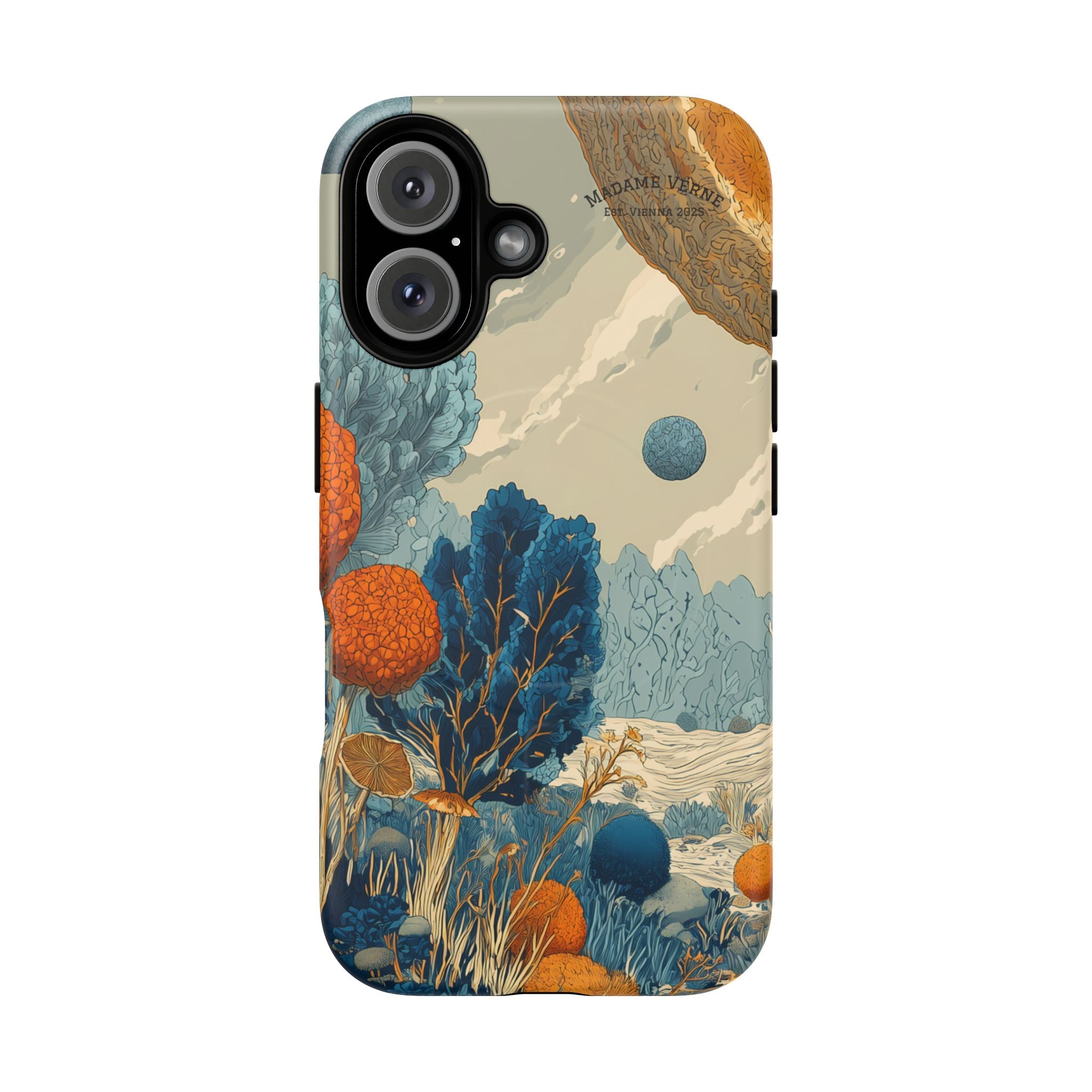 MagSafe iPhone-Schutzhülle "Ethereal Meadow" - Cosmic Botanicals No. 85