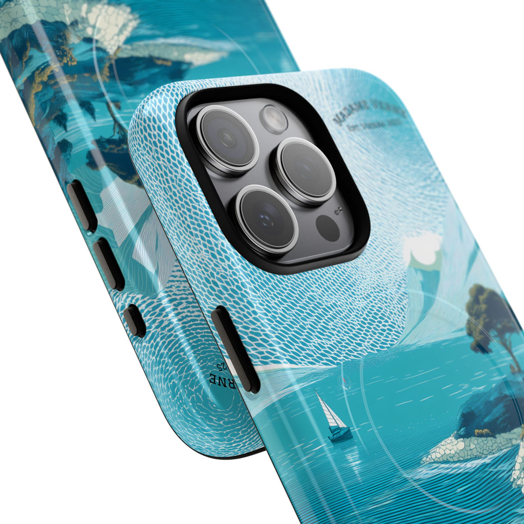 MagSafe iPhone Case "Azure Horizons" - Below & Beyond No. 26