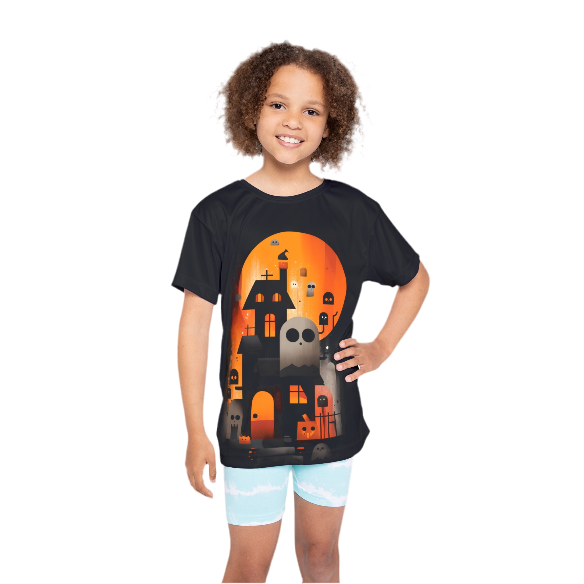 Maison Verne Halloween Ltd. Edition Kinder Shirt "Haunted Manor" - 🎃👻 Wicked Elegance No. 58👻🎃