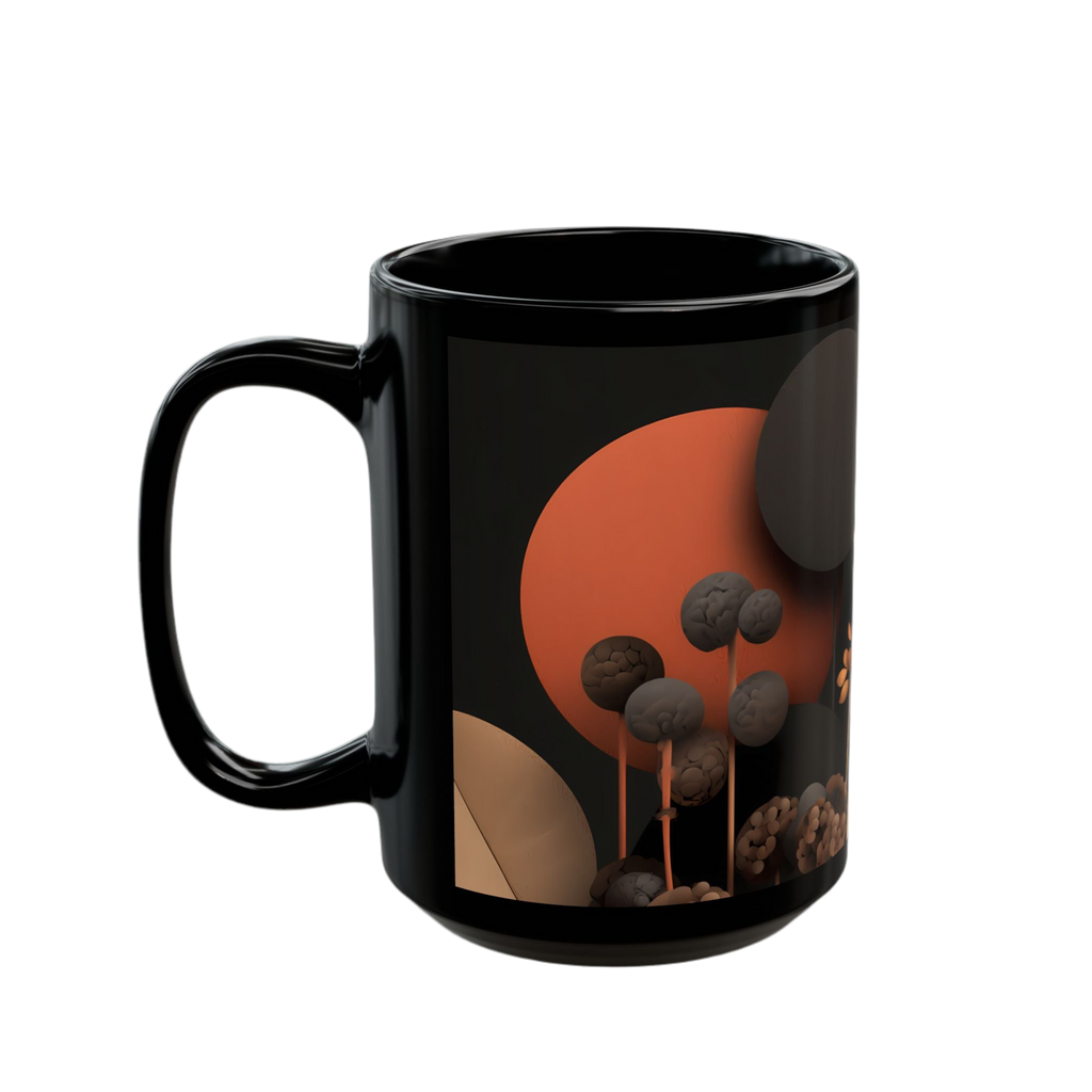 Coffee cup "Amber Serenade" - Golden Autumn No. 07