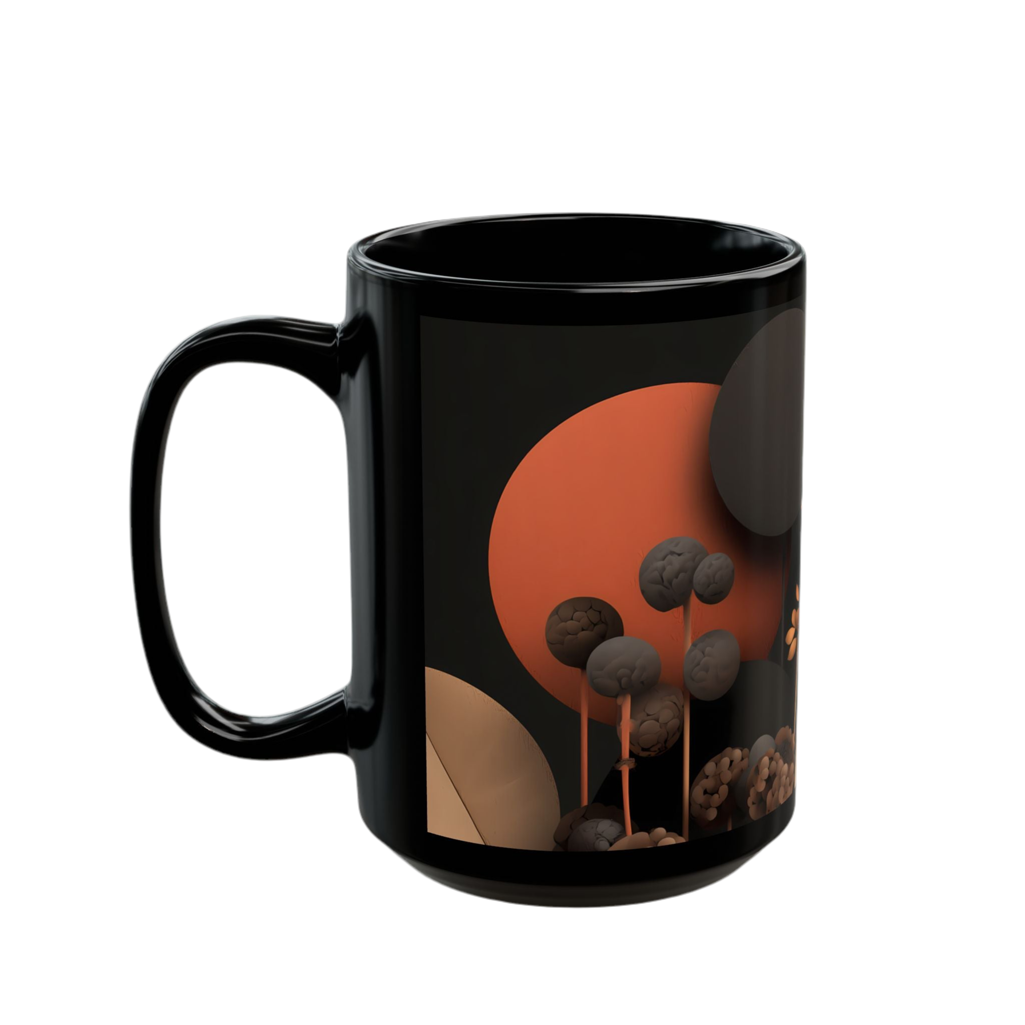 Coffee cup "Amber Serenade" - Golden Autumn No. 07