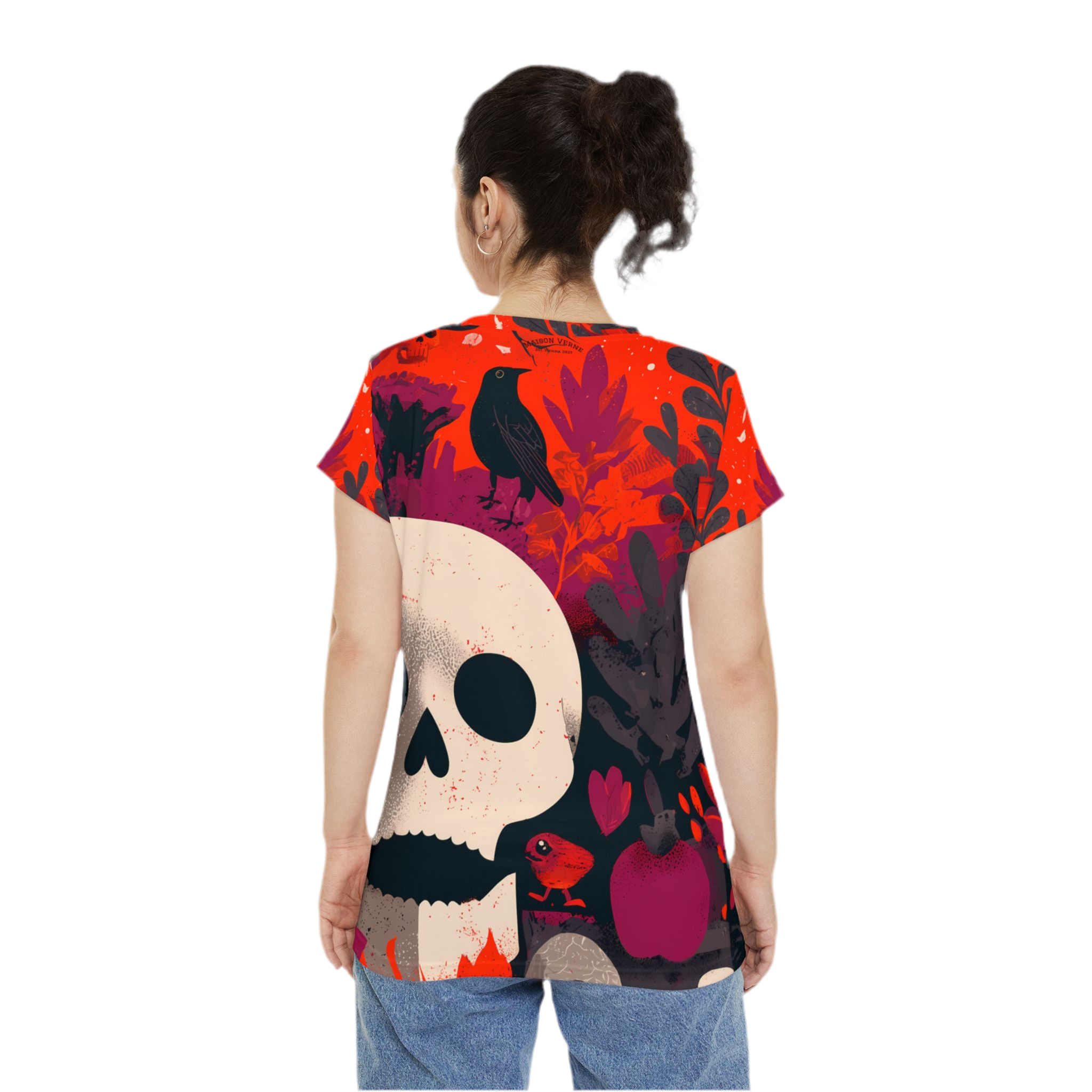 Maison Verne Halloween Ltd. Edition Damen Shirt "Dark Harvest" - 🎃👻 Wicked Elegance No. 59 👻🎃