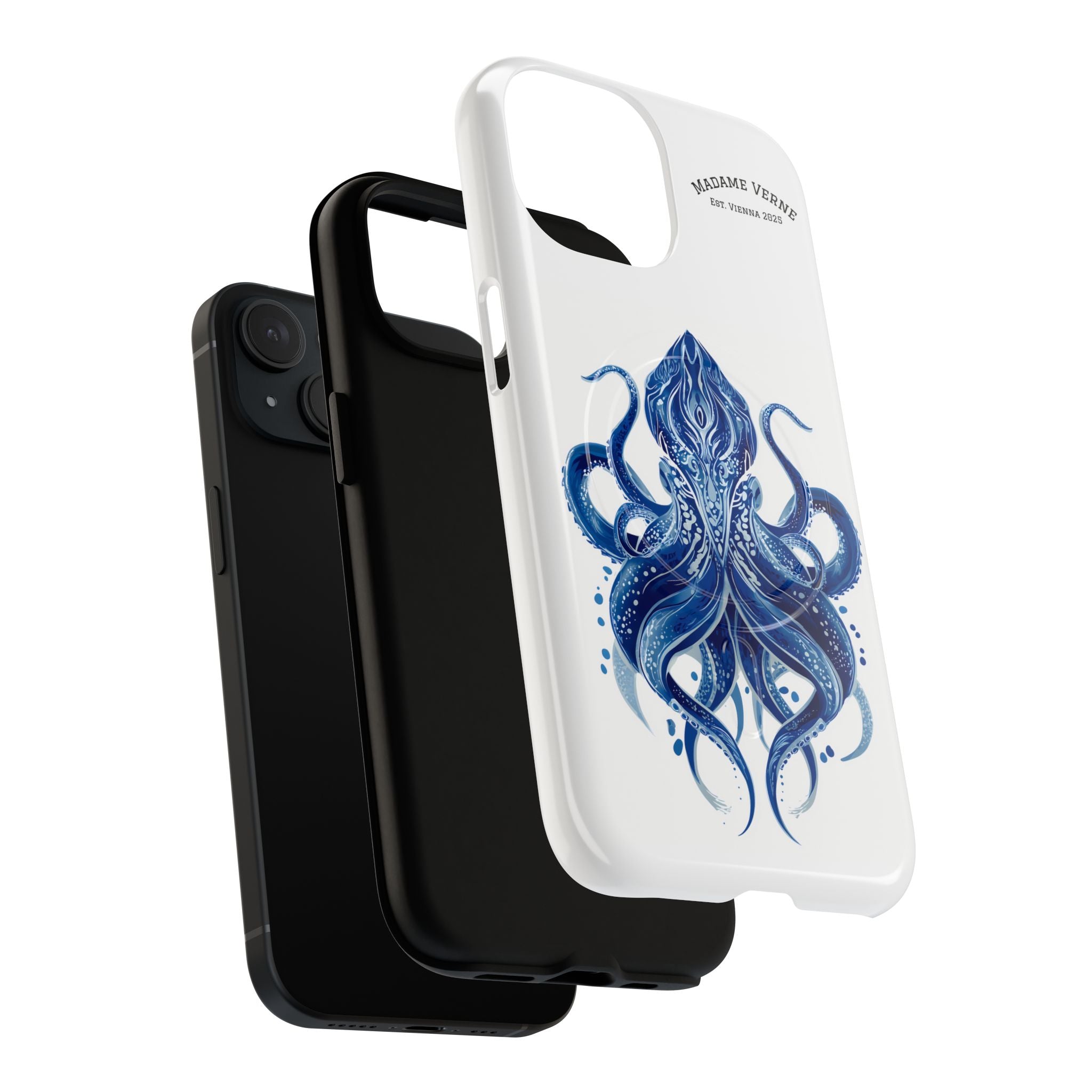 MagSafe iPhone Case "Deep Blue Bloom" - Opal Depths No. 32
