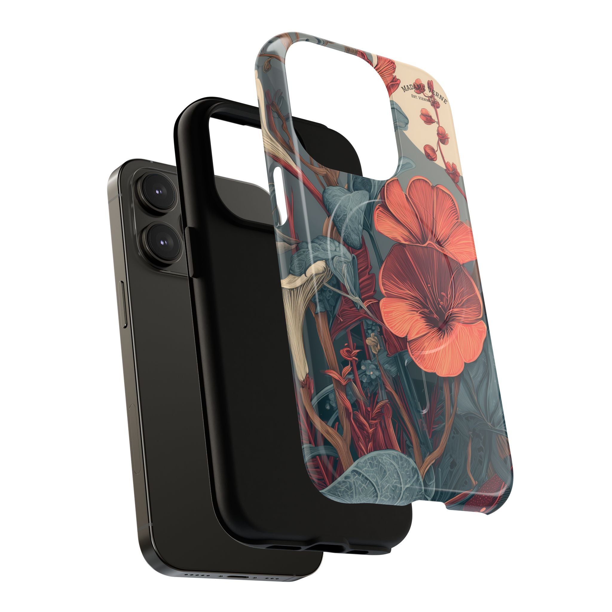 MagSafe iPhone-Schutzhülle "Lunar Bloom" - Cosmic Botanicals No. 56