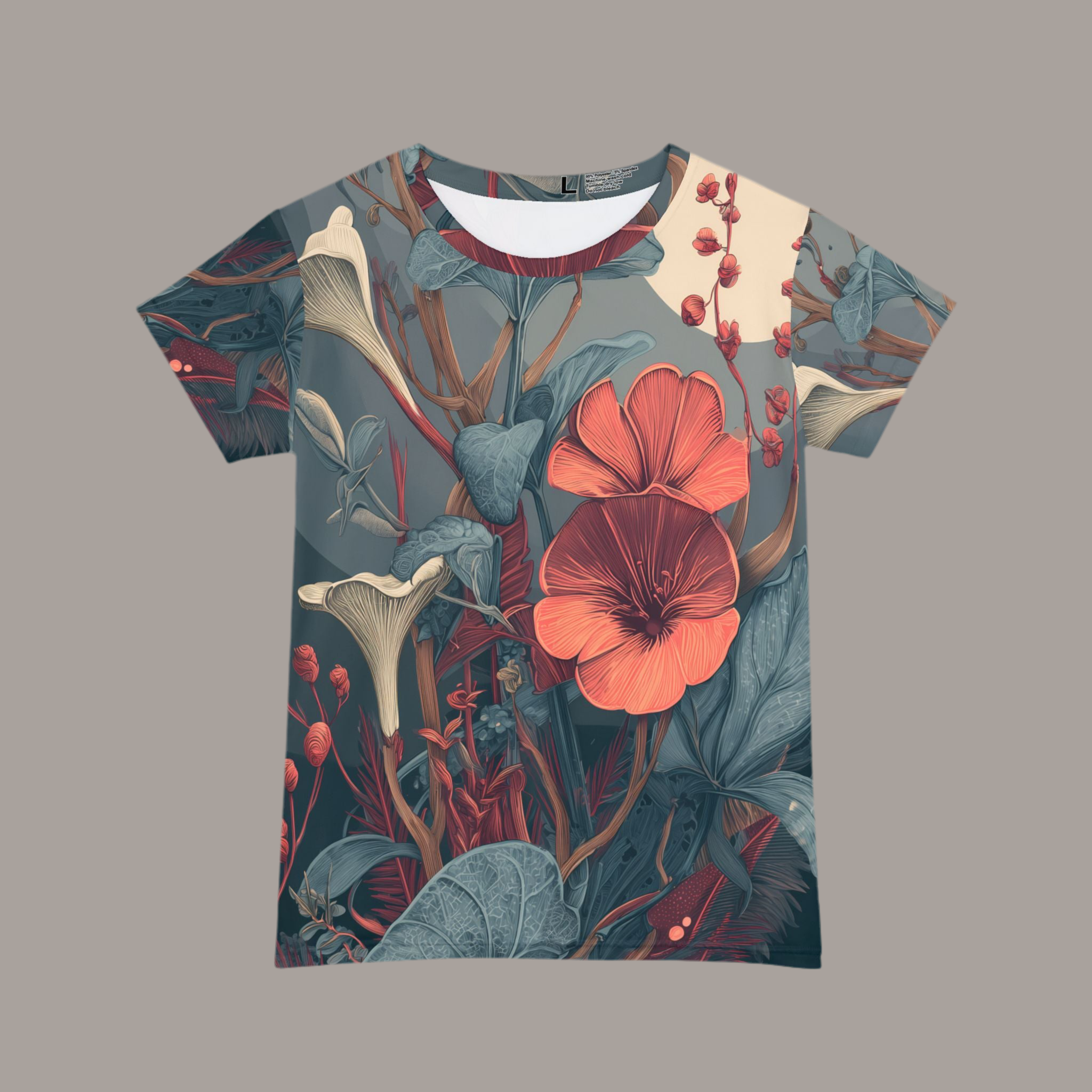 Maison Verne Damen Shirt "Lunar Bloom" - Cosmic Botanicals No. 56