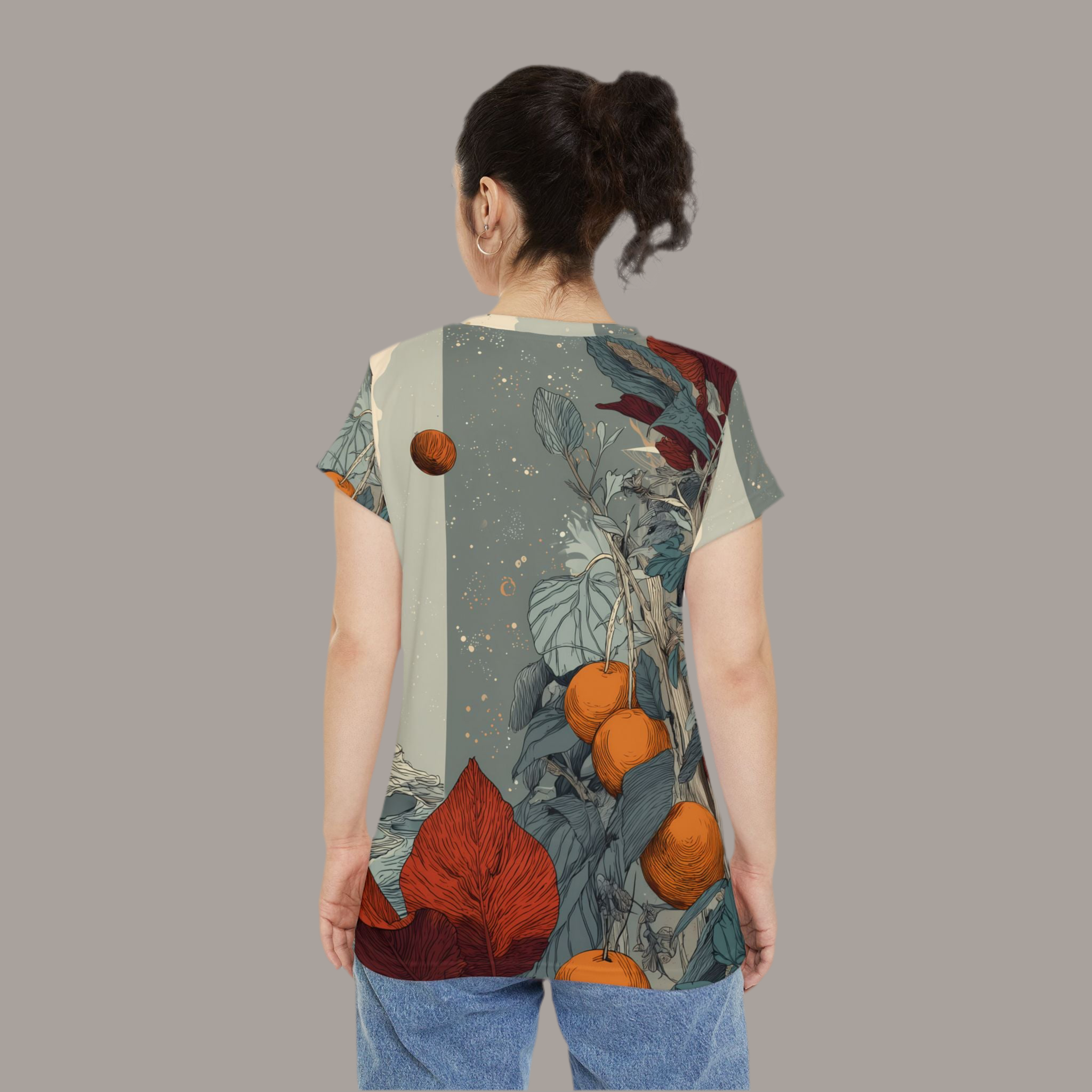 Maison Verne Damen Shirt "Stellar Harvest" - Cosmic Botanicals No. 51