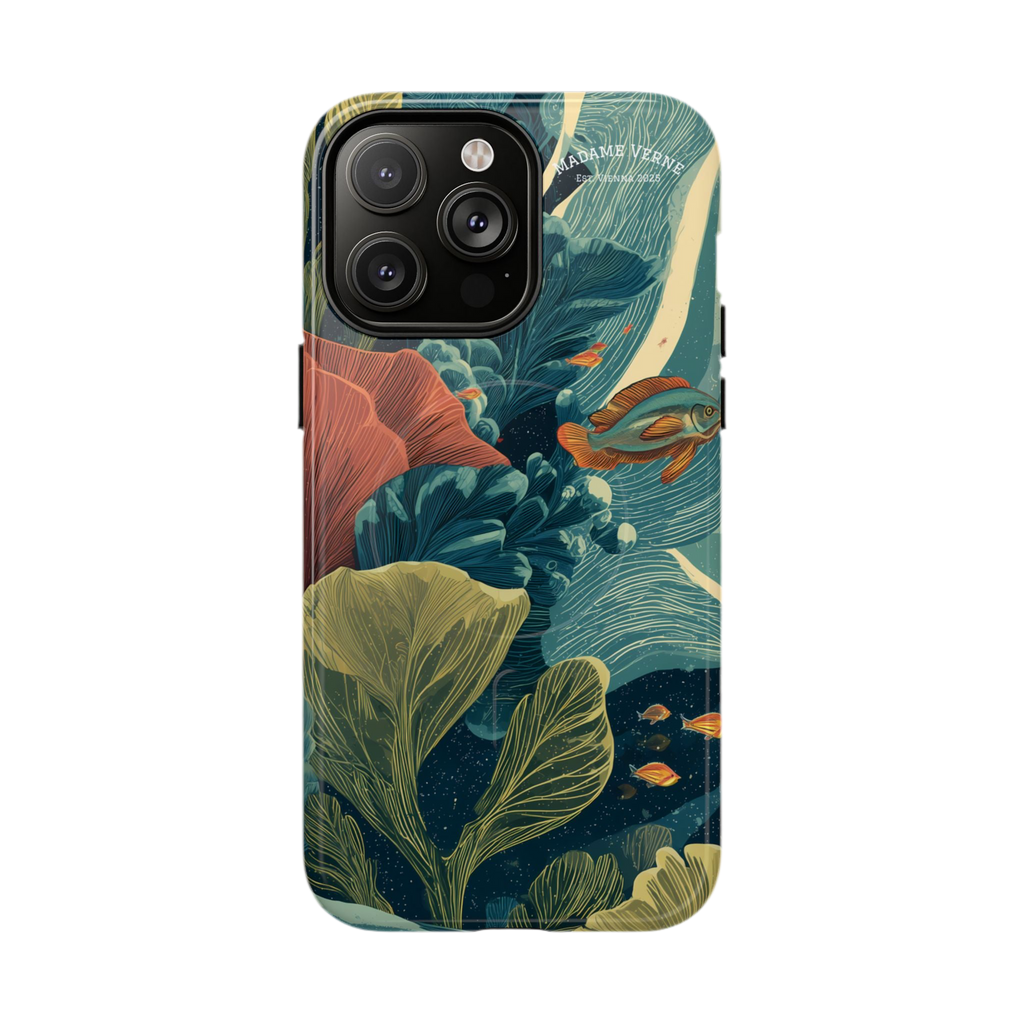 Maison Verne MagSafe iPhone-Schutzhülle "Celestial Reef" - Cosmic Botanicals No. 66