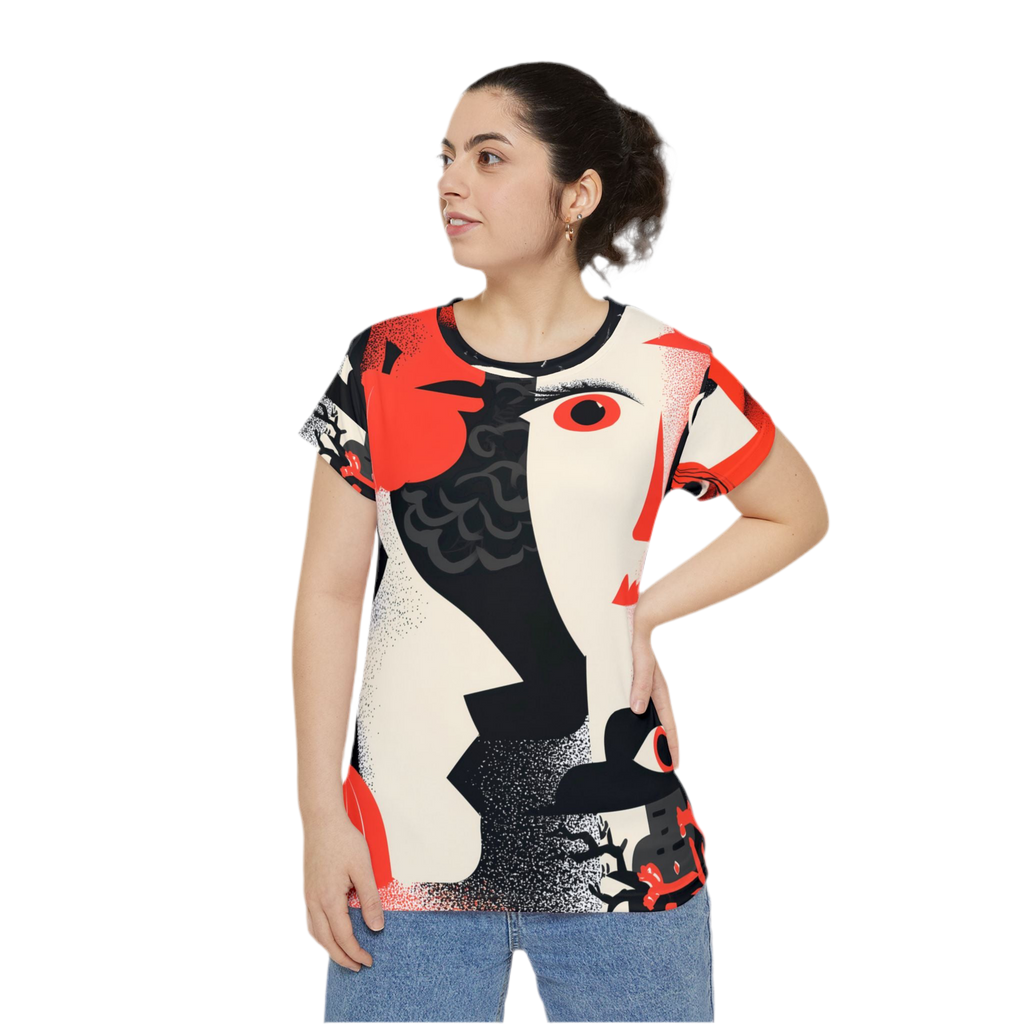 Maison Verne Halloween Ltd. Edition Damen Shirt "Haunted Gazes" - 🎃👻 Wicked Elegance No. 63 👻🎃