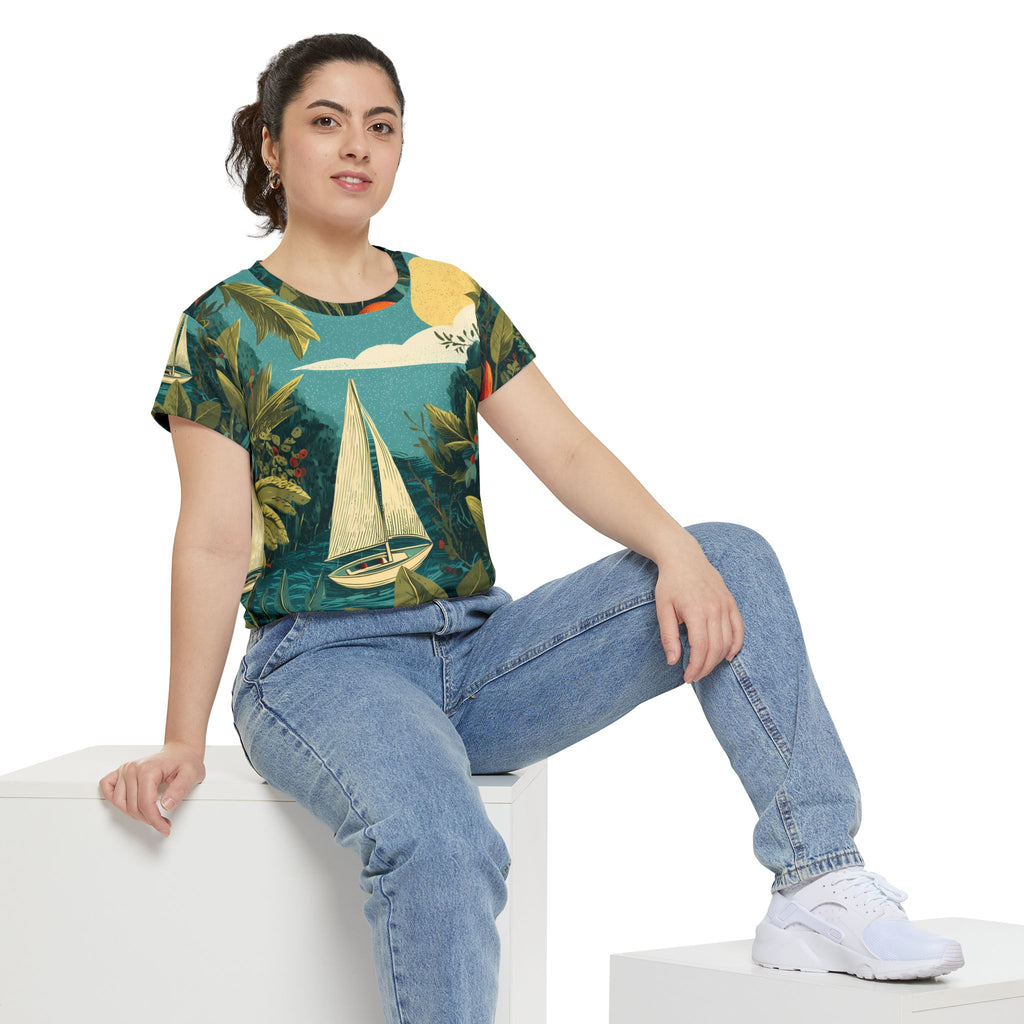 Women's Shirt "Tropical Passage" - Wilderness Whisper No. 76