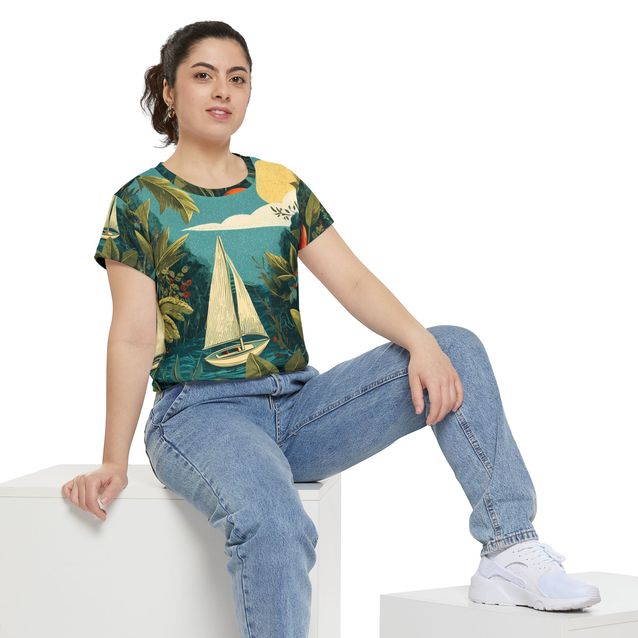Women's Shirt "Tropical Passage" - Wilderness Whisper No. 76