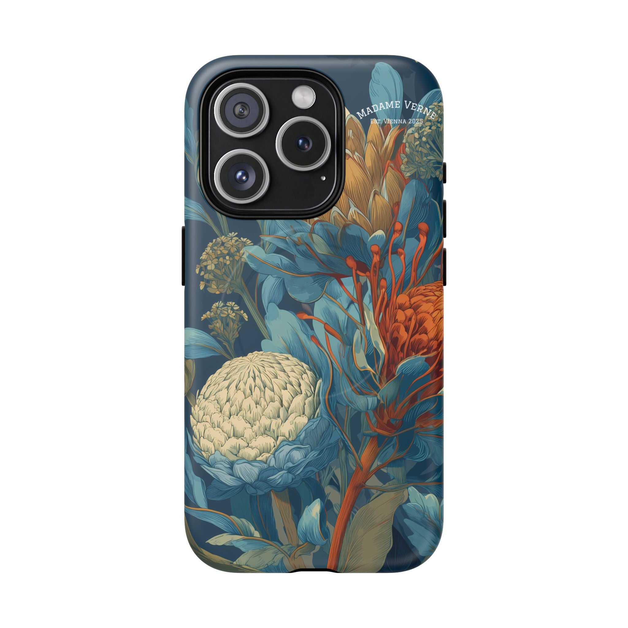 MagSafe iPhone-Schutzhülle "Protea Reverie" - Cosmic Botanicals No. 62