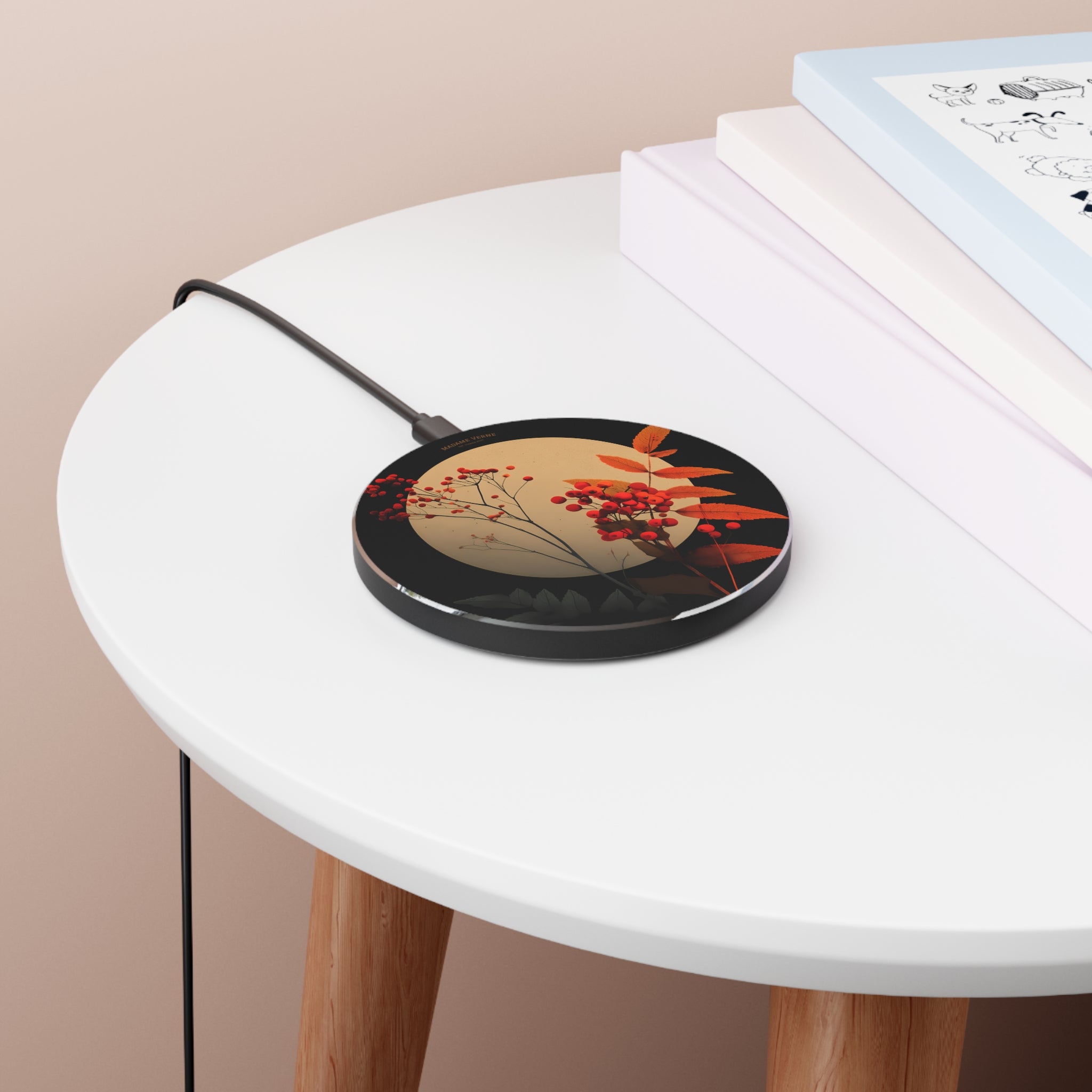 Maison Verne Wireless Charger "Moonlit Rowan" - Golden Autumn No. 24