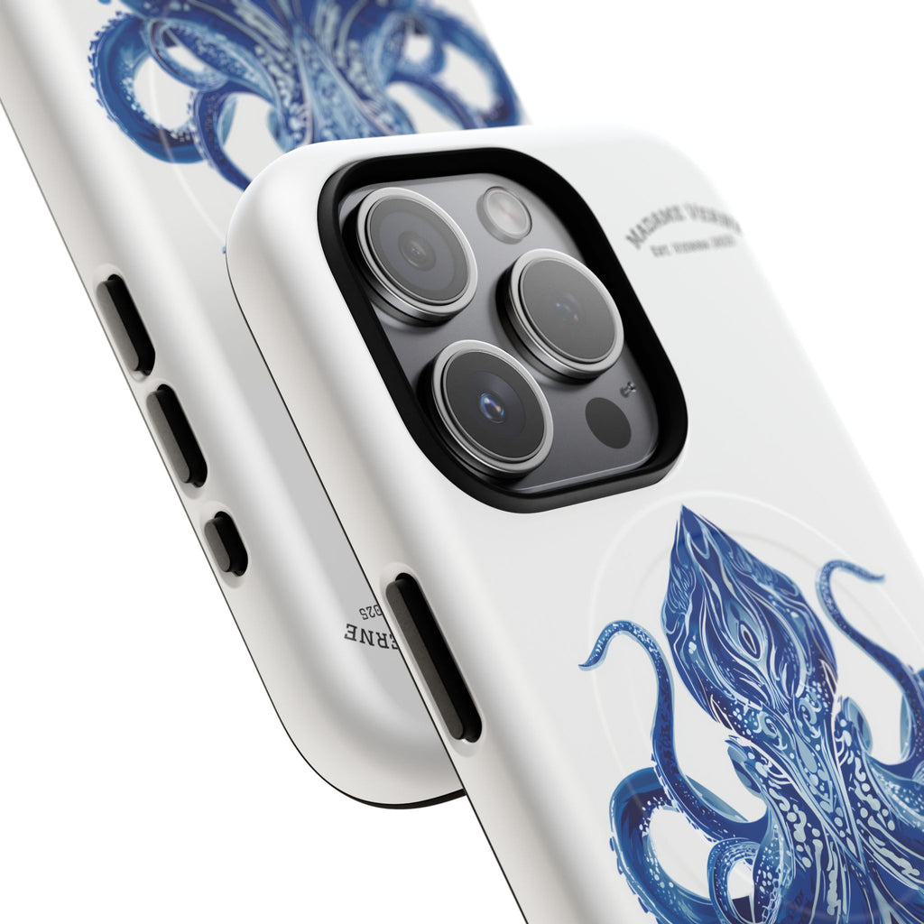 MagSafe iPhone Case "Deep Blue Bloom" - Opal Depths No. 32