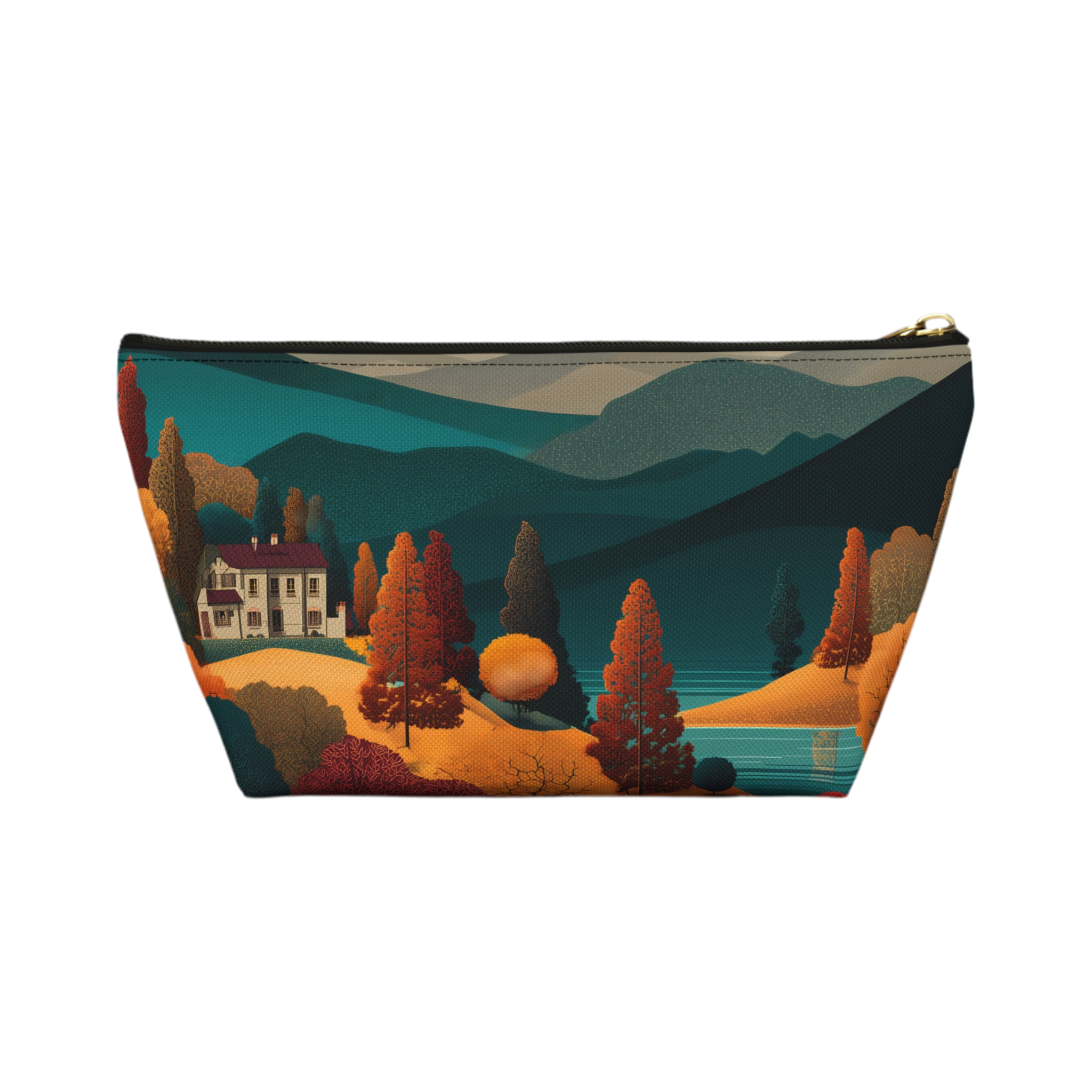 Maison Verne Kosmetiktasche "Twilight over Golden Hills" - Golden Autumn No. 20