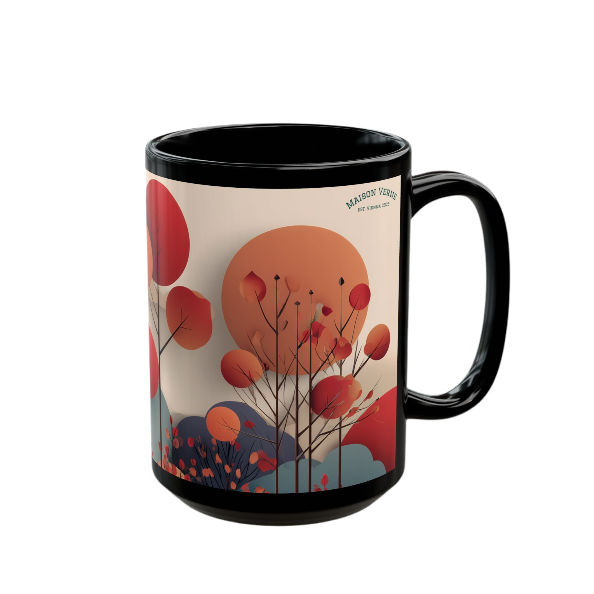 Coffee cup "Amber Horizon" - Golden Autumn No. 72