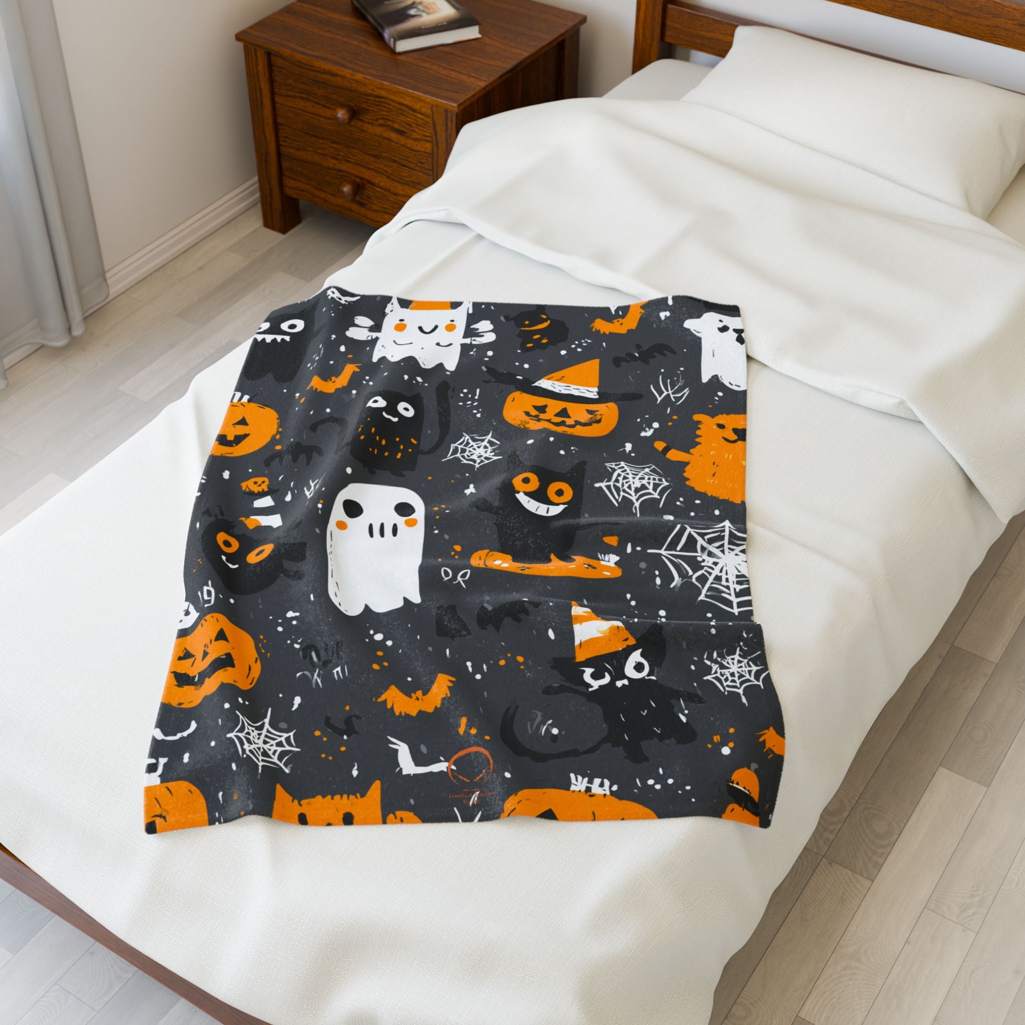 Maison Verne Halloween Ltd. Edition Velours-Kuscheldecke - 🎃👻 Wicked Elegance No. 85 👻🎃