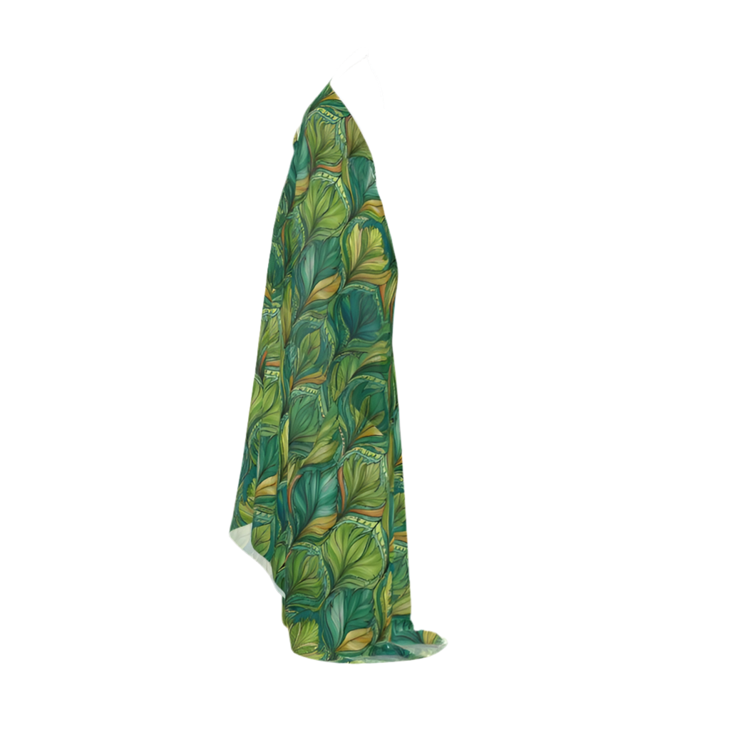 MV Couture Maßgefertigtes rückenfreies Neckholder-Kleid aus reiner Seide - Wearable Art