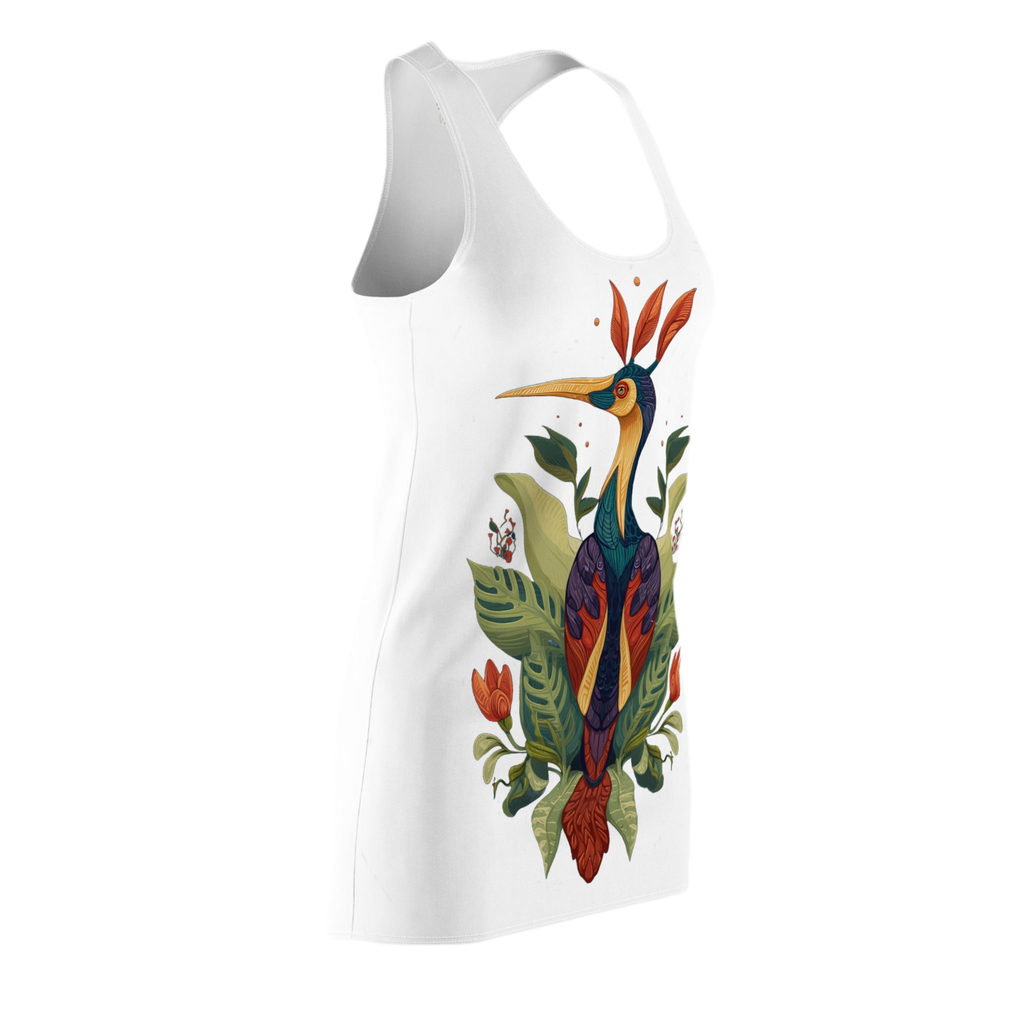 Beach Dress "Scarlet Canopy"