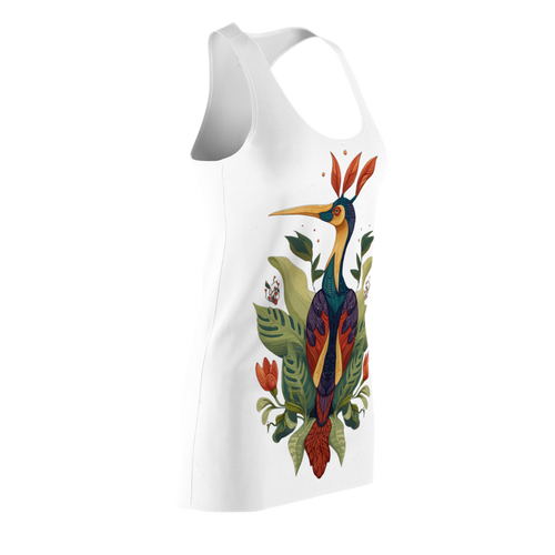 Beach Dress "Scarlet Canopy"