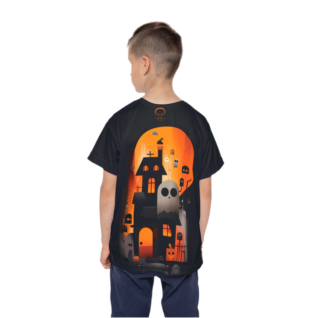 Maison Verne Halloween Ltd. Edition Kinder Shirt "Haunted Manor" - 🎃👻 Wicked Elegance No. 58👻🎃
