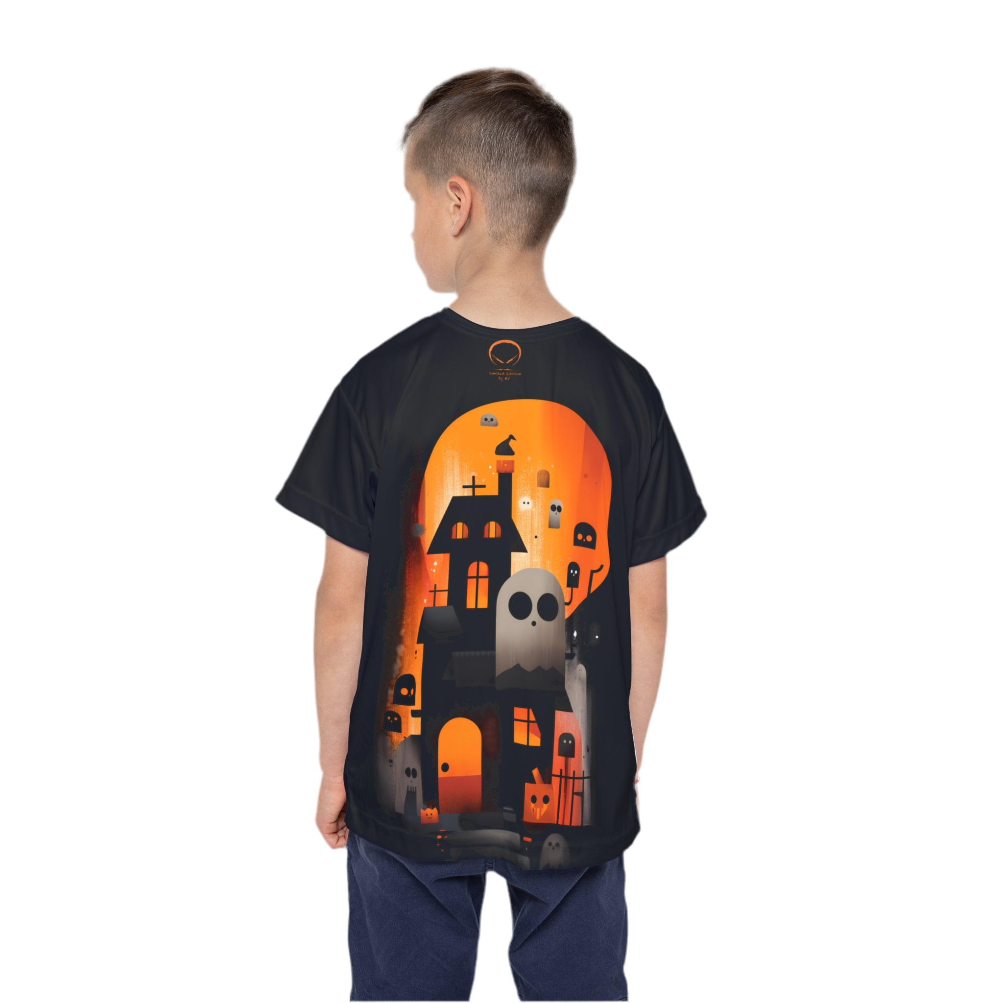 Maison Verne Halloween Ltd. Edition Kinder Shirt "Haunted Manor" - 🎃👻 Wicked Elegance No. 58👻🎃