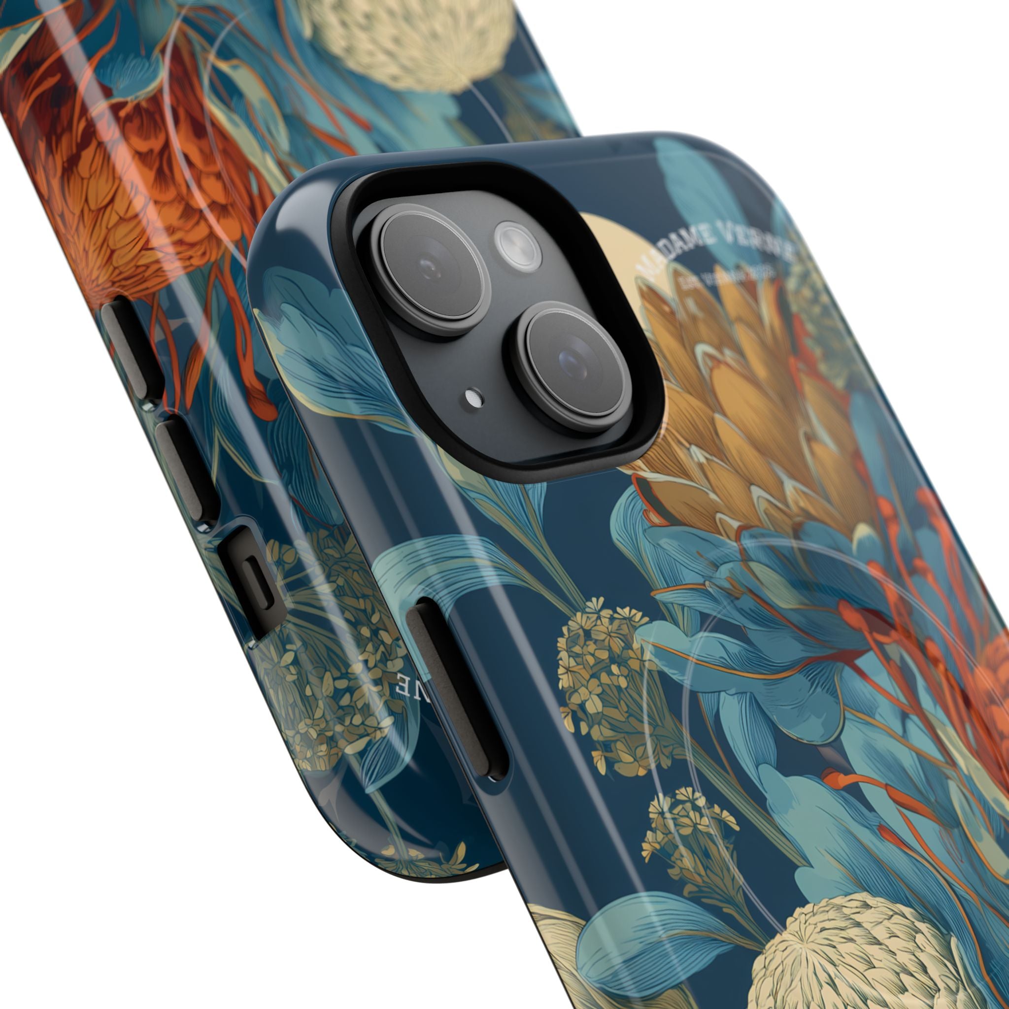 MagSafe iPhone-Schutzhülle "Protea Reverie" - Cosmic Botanicals No. 62