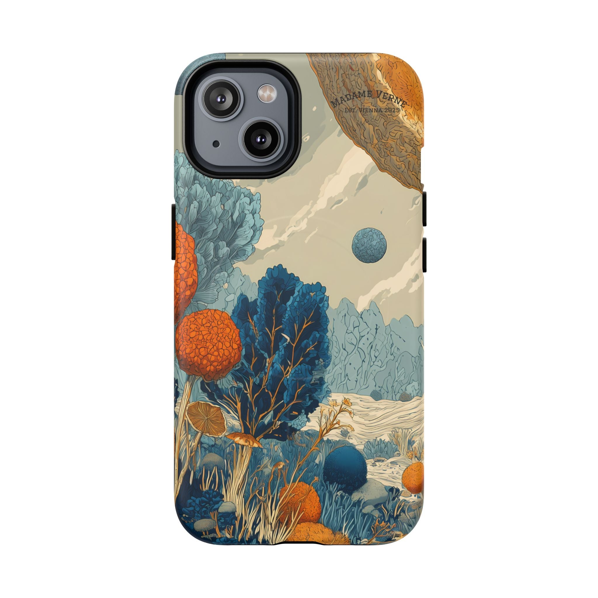 MagSafe iPhone-Schutzhülle "Ethereal Meadow" - Cosmic Botanicals No. 85