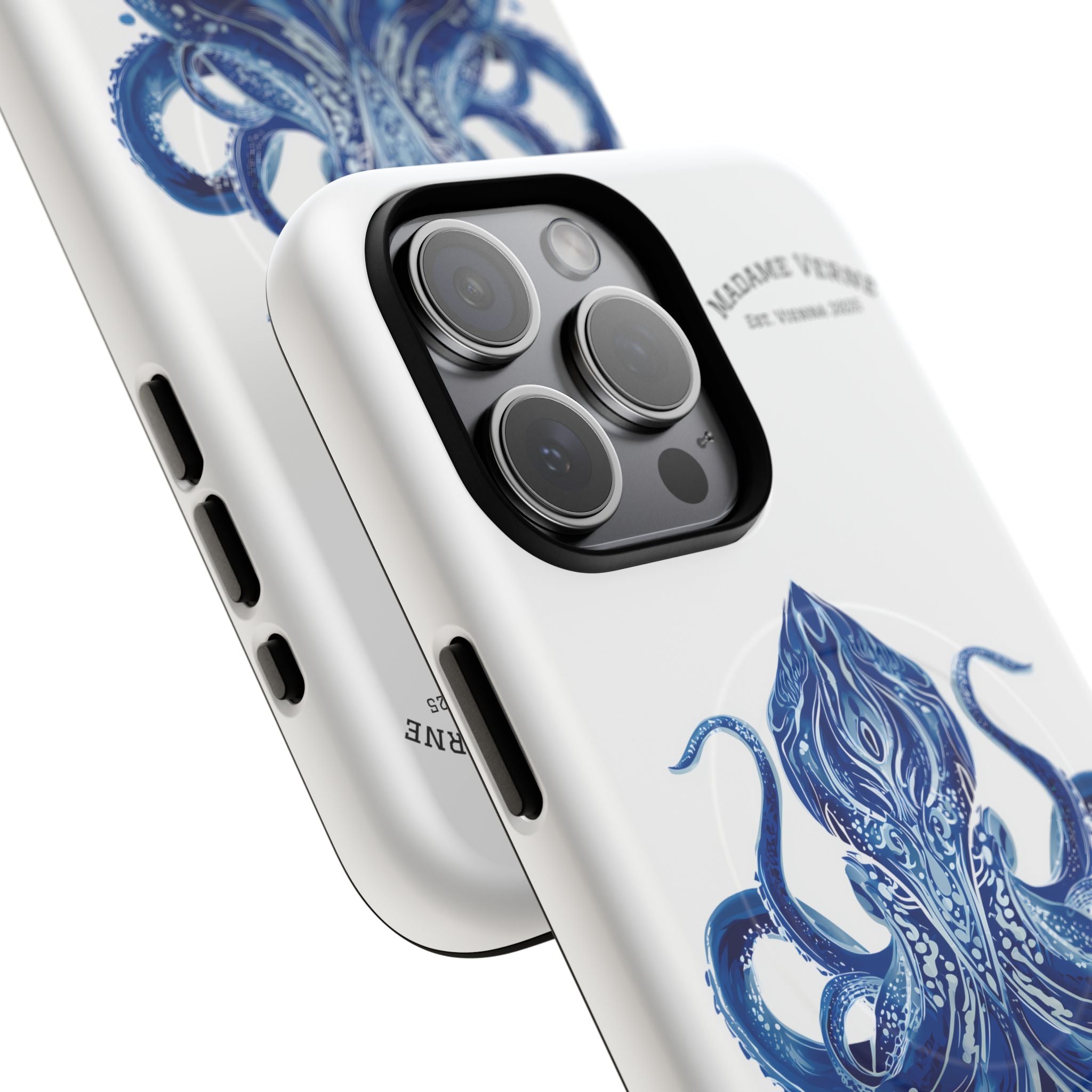 MagSafe iPhone Case "Deep Blue Bloom" - Opal Depths No. 32