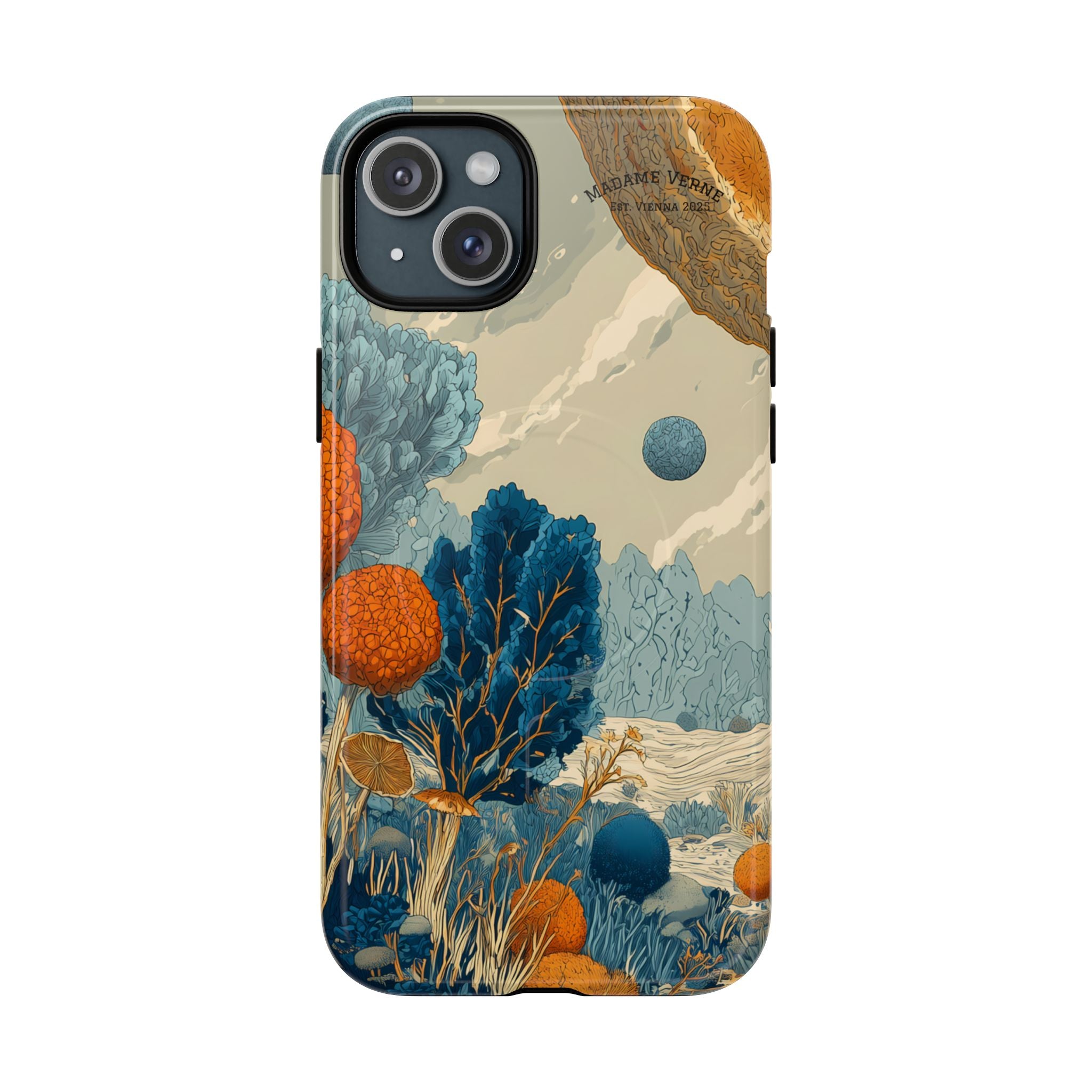 MagSafe iPhone-Schutzhülle "Ethereal Meadow" - Cosmic Botanicals No. 85