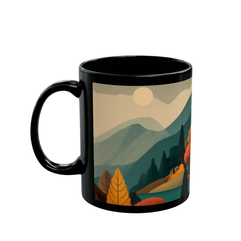 Coffee cup "Golden Retreat" - Golden Autumn No. 44