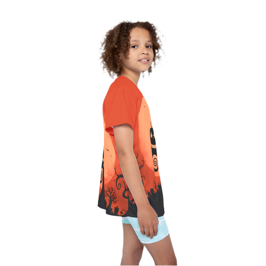 HALLOWEEN LIMITED EDITION Kinder Shirt "Twisted Pumpkin" - 🎃👻 Wicked Elegance No. 57 👻🎃