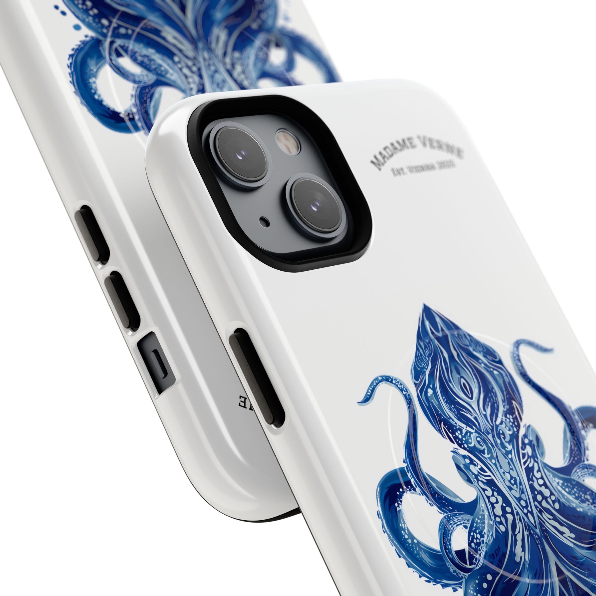 MagSafe iPhone Case "Deep Blue Bloom" - Opal Depths No. 32