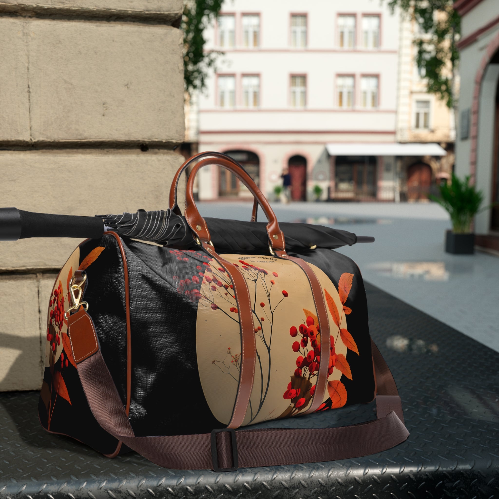 Travel bag "Moonlit Rowan" - Golden Autumn No. 24