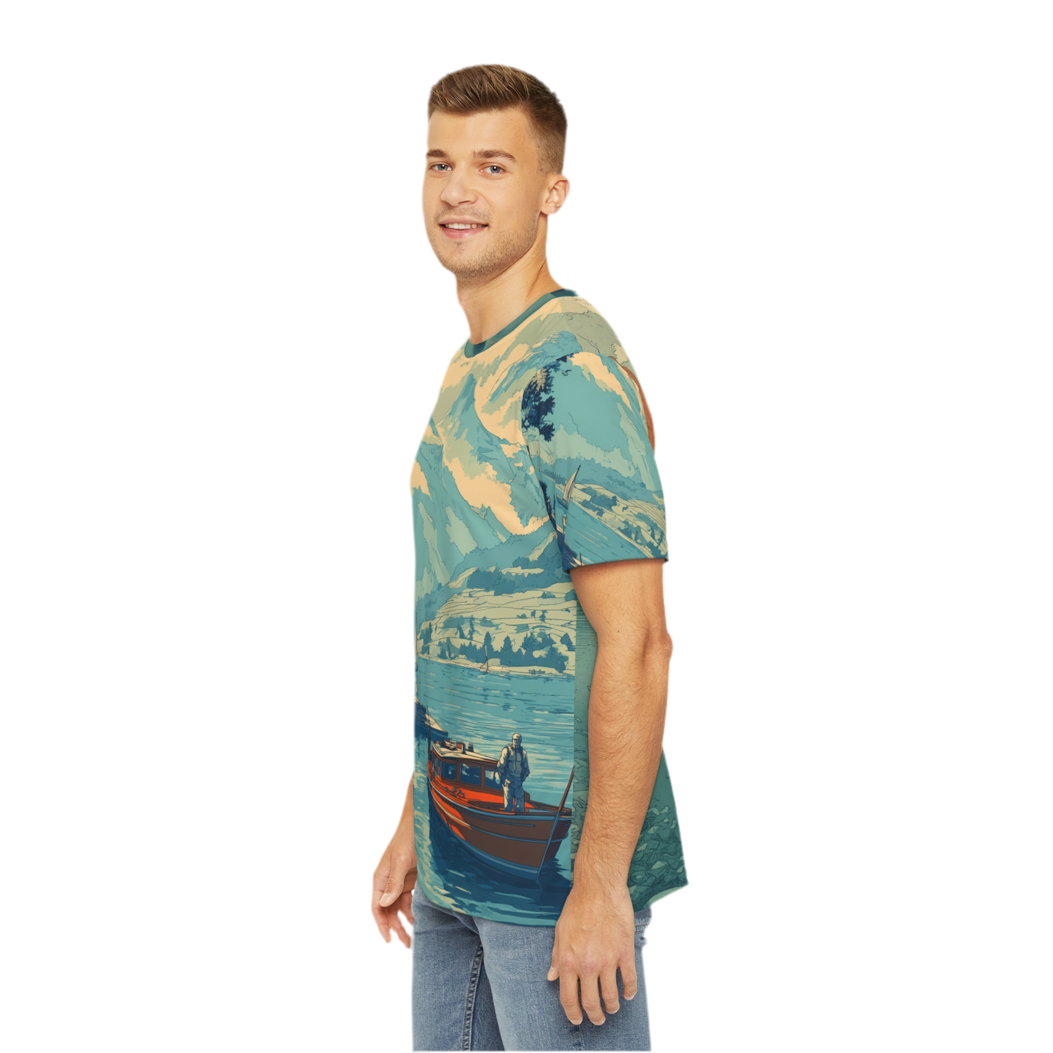 Männer Shirt "Scenic Landscape", Below & Beyond No. 01