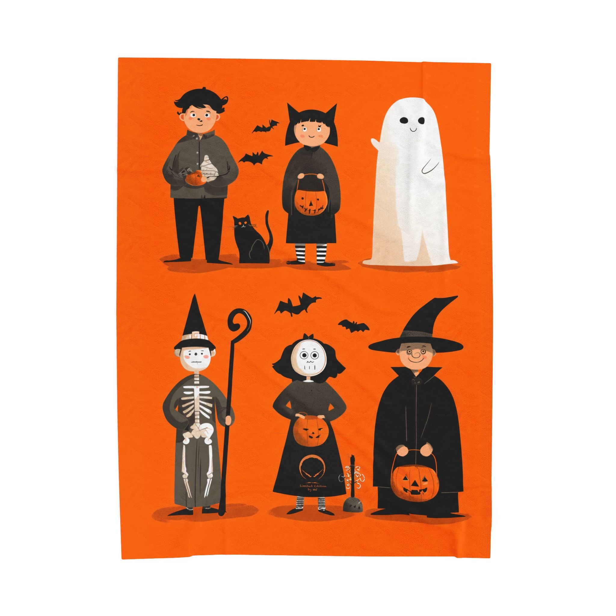 Maison Verne Halloween Ltd. Edition Velours-Kuscheldecke - 🎃👻 Wicked Elegance No. 87 👻🎃