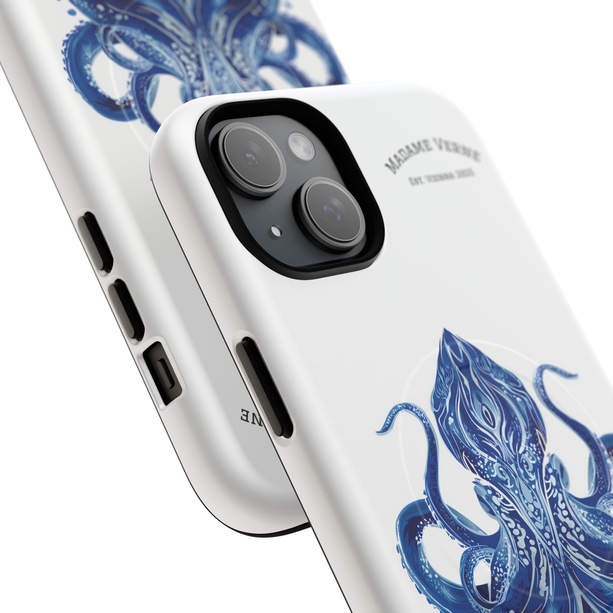 MagSafe iPhone Case "Deep Blue Bloom" - Opal Depths No. 32