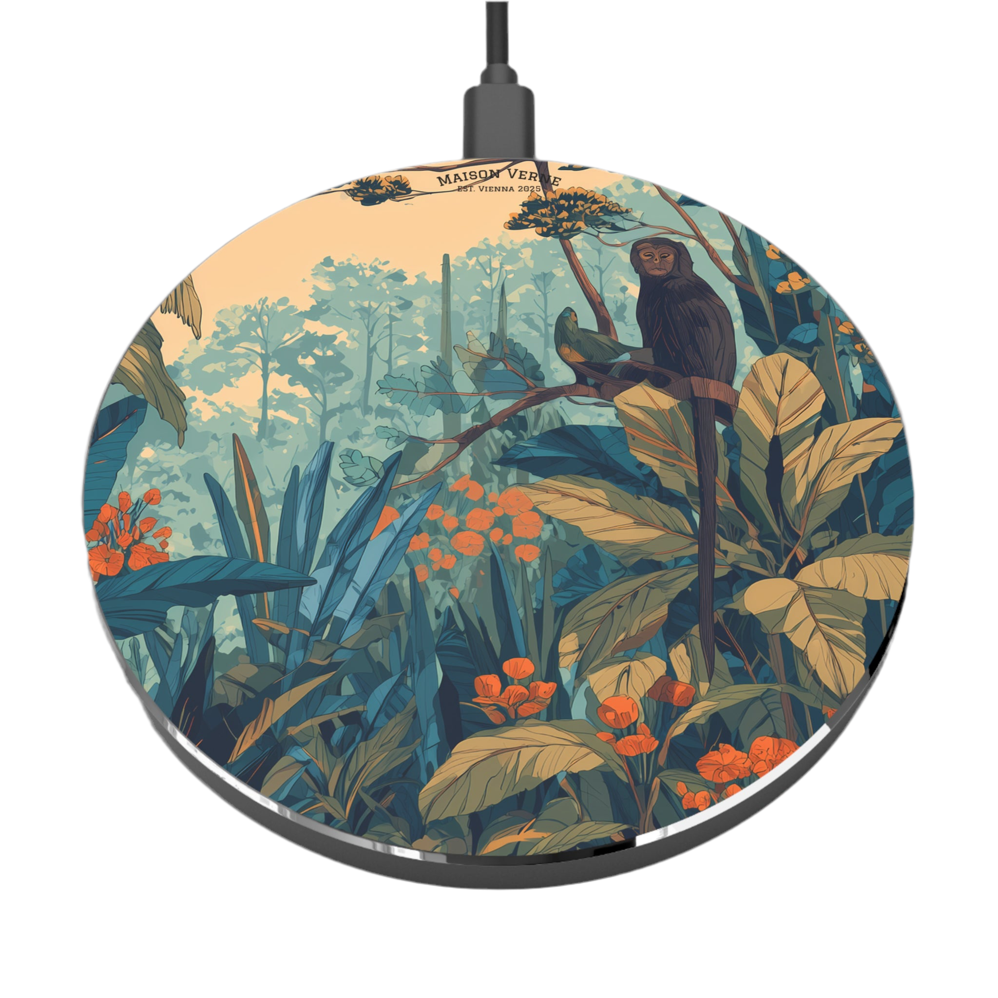 Maison Verne Wireless Charger "Canopy Watcher" - Wilderness Whisper No. 69